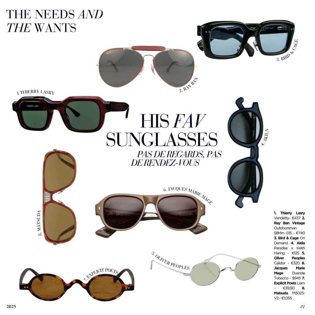 Pour quand il fait soleil et qu’on a zéro envie de faire semblant...
.
.
.
.
.
.
.
#uniforme #magazine #fashionlaw #fashiondesign #fashionbusiness #fashion #fashionmagazine #style #fashionweek #mode #lifestyle #model #uniformemagazine #lunettesdesoleil #sunglasses #été #summer