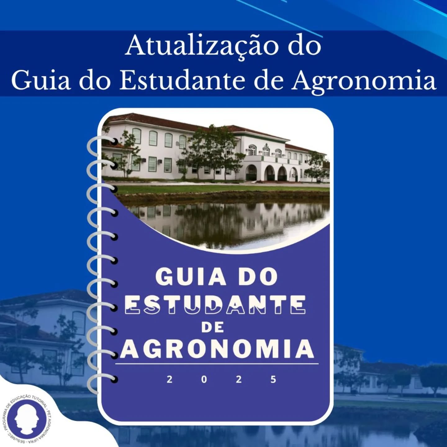 O Guia do Estudante de Agronomia 2025 está atualizado!
Disponível para download pelo link na bio ou pelo QR Code. Fique por dentro de tudo que você precisa saber! 🌱📚
#Agronomia #GuiaDoEstudante #PETAgronomia #UFRA