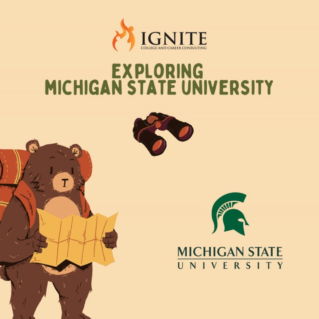 Next up on my Michigan college tours was the spirited Michigan State University!