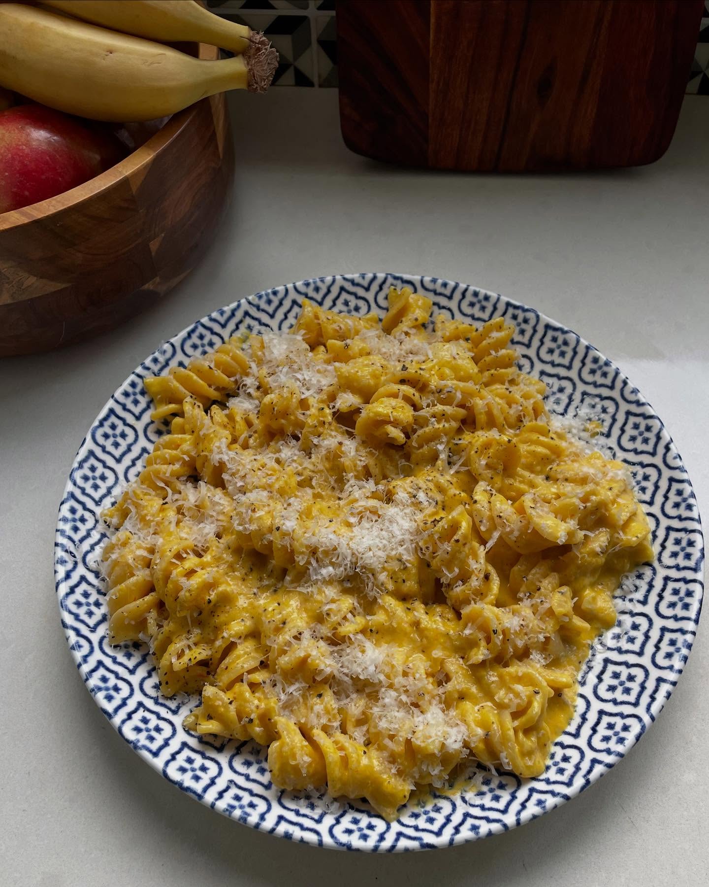 Ohh, I wasn’t sad, I just needed a big bowl of pasta! 🍝
Let’s talk about pasta 👏🏻
As a nutritionist, I see so many people avoiding it because they’ve been told it’s “bad” or “unhealthy.” But let’s be real, how can we write off a food that’s been lovingly made and enjoyed in cultures like Italy for centuries (and by the way, traditionally part of a very healthy lifestyle)? 🇮🇹
Carbohydrates like pasta aren’t the enemy. In fact, they’re a valuable source of energy 💪🏼
As always with nutrition, it’s nuanced. But what really makes a difference to pasta’s nutritional impact comes down to:
✖️The type of pasta – e.g. wholegrain, spelt, or legume-based pasta can offer more fibre and nutrients than refined white pasta
✖️How it’s prepared– is it tossed in olive oil with veggies and lean protein, or swimming in a heavy cream sauce?
✖️What you eat it with – pairing it with protein, healthy fats, and fibre helps keep blood sugar stable and keeps you fuller for longer
✖️The portion size – Are you enjoying a recommended serve paired with a side of veggies or salad or is it a huge plate that fills you up on pasta alone?
And even if your pasta doesn’t tick all those boxes, that’s okay too. Food can still be eaten purely for joy, pleasure, and connection… and that matters just as much 🤗
So here’s the good news: no matter what your health goals are, if you love pasta, it can still have a place on your plate 🙌🏻
If you’re looking for support to hit your health goals while still enjoying the foods you love, I’m here to help 😊
***pictured is a delicious yellow capsicum pasta made by my partner, most definitely a dish made for pure enjoyment 😋
.
.
.
.
.
#pasta #nutrition #food #healthy #health #yum #eateateat #italianfood #italiancooking #nutritiontips #carbs #energyfood #sustainableeating #eatforhealth