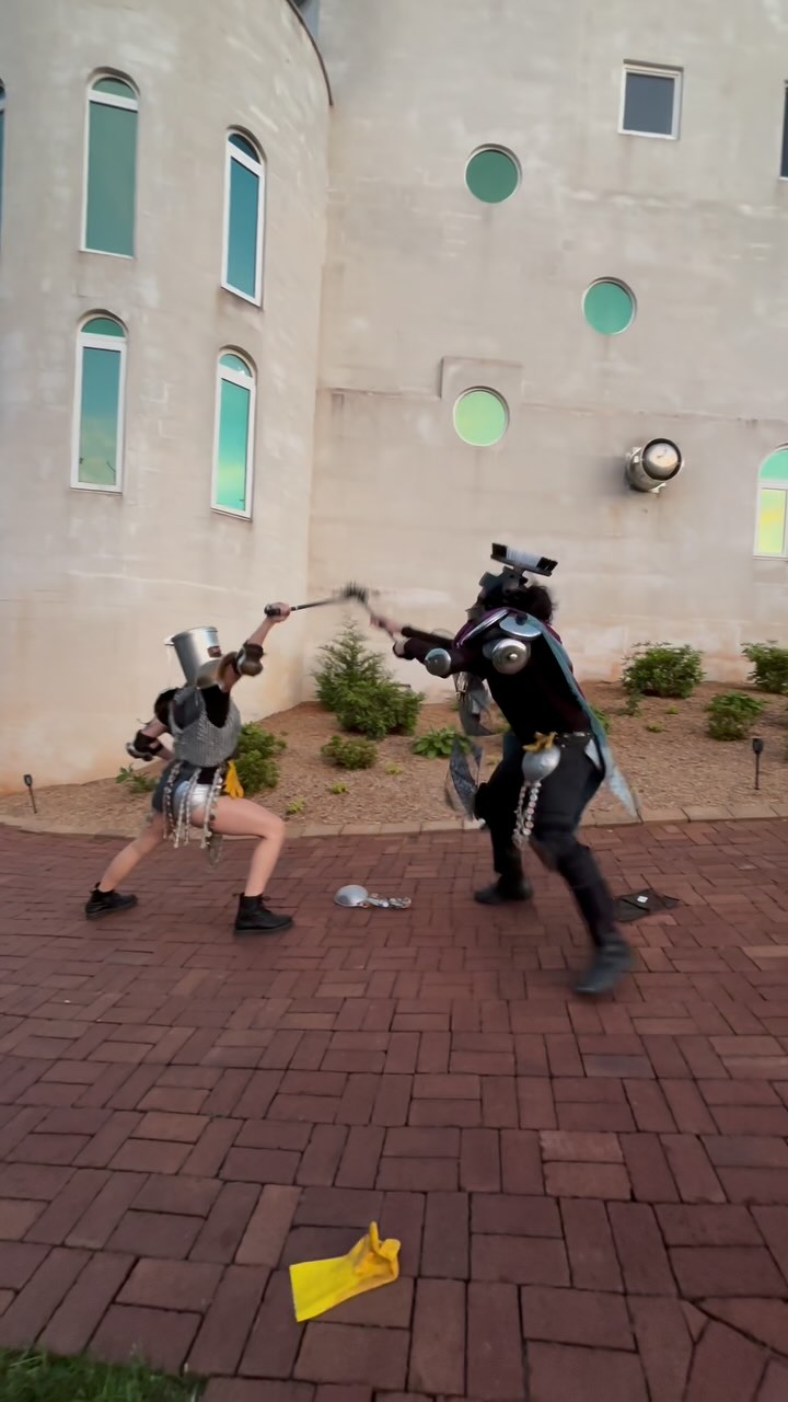 When cleaning duty turns into a duel of destiny. Sir Rubish The Bold vs. Lady S of the Alley—only one shall sweep supreme.
@mirthandmischieflive @uhuburg
#MedievalJanitors #DuelOfTheDust #SirRubish #LadySoftheAlley #MirthAndMischief #CastleClash #UhuburgChronicles #WhimsicalWarfare #FantasyTikTok #JumpRAW #EpicSweepBattle #BroomAndHonor #KnightShift