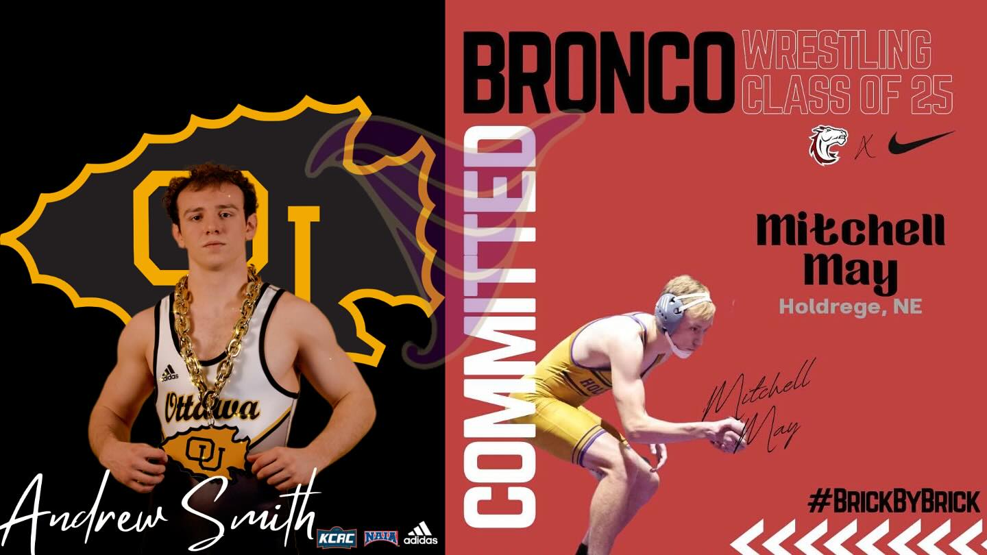 We would like to wish two of our boys that are continuing their careers at the next level!
Andrew Smith will be heading to Ottawa University in Ottawa, KS
Mitchell May will be heading to Hastings College in Hastings, NE
Go Braves! Go Broncos!