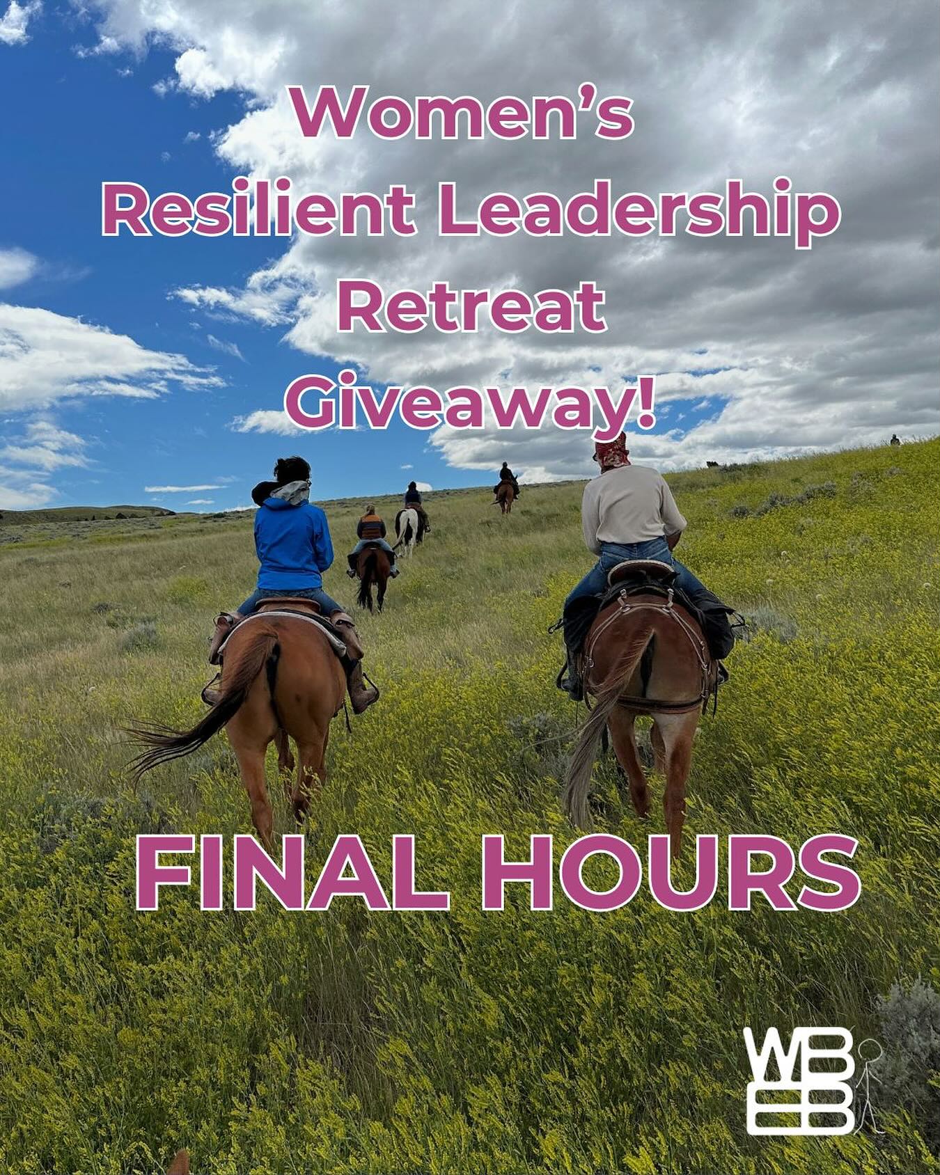 ✨WOMEN’S RESILIENT LEADERSHIP RETREAT GIVEAWAY FINAL HOURS ✨
We are in the final hours before choosing a winner, and you can still enter until 11:59pm.
1) Follow WellBeing for Everybody on Instagram
2) Tag 2 friends
3) Share to your story
The winner will receive a DM in their inbox at 12 MST tomorrow.
Thank you to everyone who has participated so far! Tell a friend and may the odds be ever in your favor!
#montanaretreats #womensleadership #leadershipretreats
