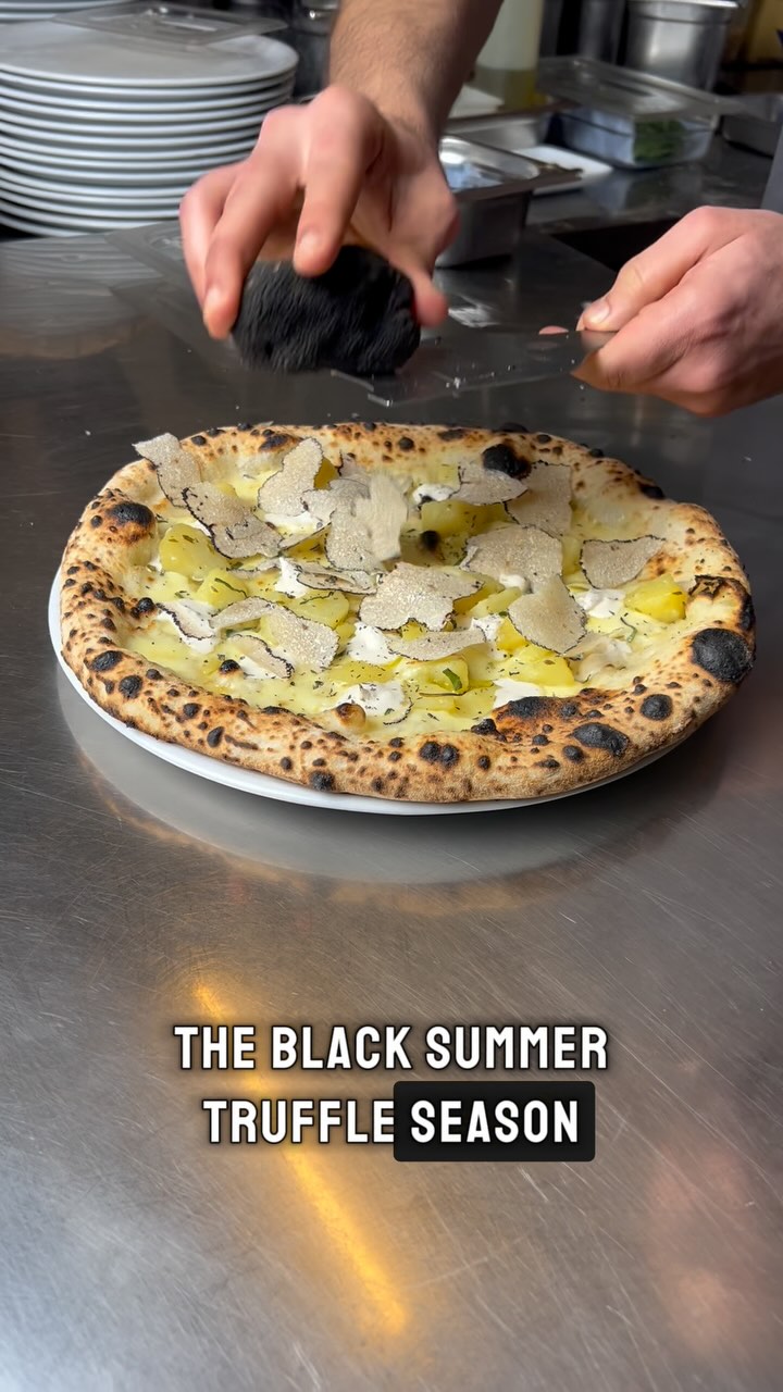 Summer truffle season is here ! Truffles foraged by Luca’s friends 💕 On the menu now