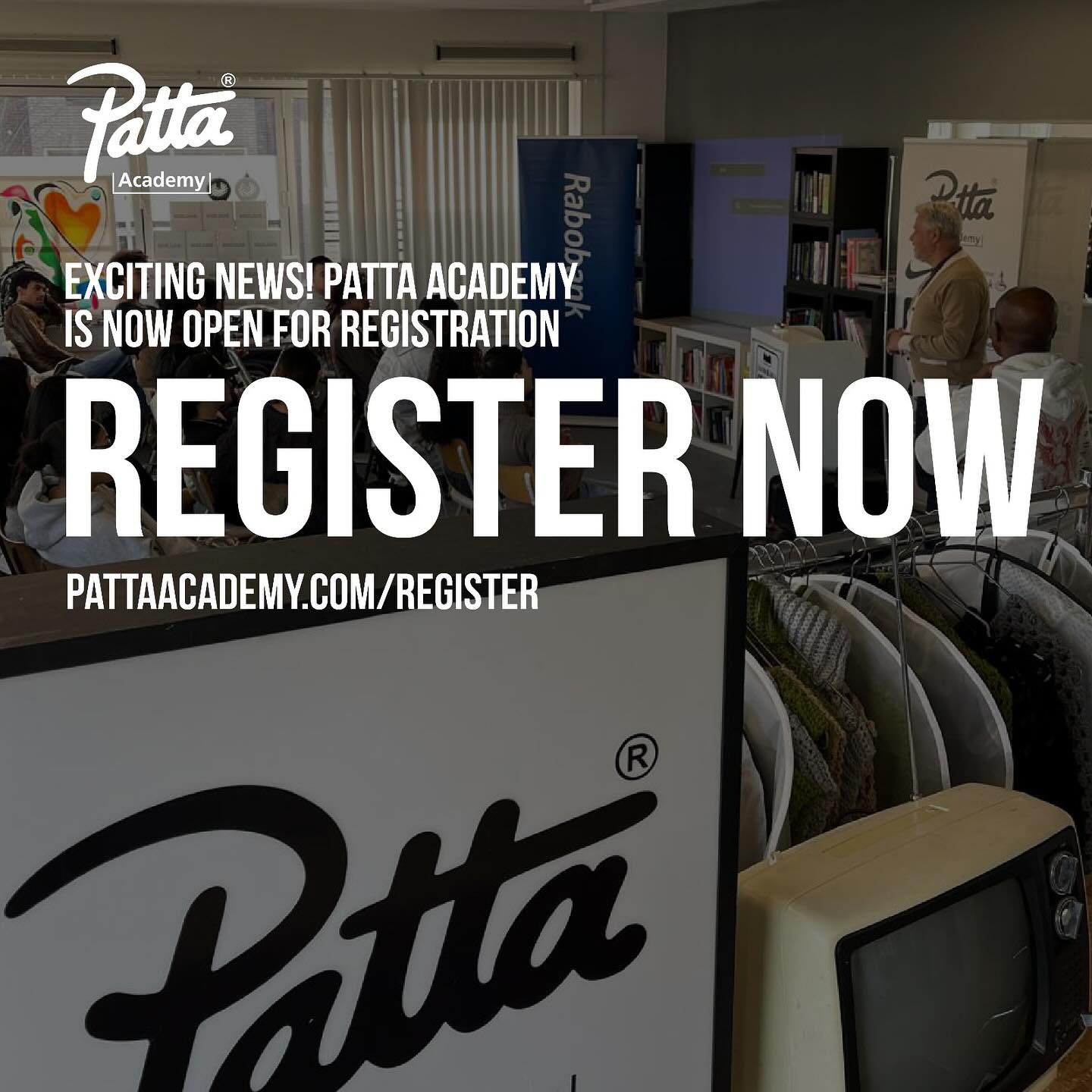 Patta Academy 2025/2026 - Meld je aan!
De aanmeldingsperiode voor de vijfde lichting van de Patta Academy is begonnen! Dit is dé unieke kans voor jonge creatievelingen, ondernemers en toekomstige leiders om nieuwe vaardigheden te ontwikkelen, hun netwerk uit te breiden en hun persoonlijke groei een flinke boost te geven.
Voor het vijfde jaar selecteren we een groep van 25 jonge talenten, tussen de 18 en 25 jaar, die zich willen verdiepen in creatie, ondernemerschap, financiën, marketing en persoonlijke ontwikkeling.
Kan jij voldoen aan de volgende voorwaarden?
- Verplichte aanwezigheid tijdens het zomerprogramma van 14 juli t/m 25 juli 2025
- Verplichte aanwezigheid op twee zaterdagen per maand, van september 2025 t/m april 2026
- De voertaal is Nederlands
- Leeftijd tussen de 18 en 25 jaar
- Locatie: Amsterdam
Tijdens het academyjaar volg je inspirerende lessen, ontmoet je toonaangevende professionals en reis je binnen en buiten Nederland om te leren van bedrijven, organisaties en creatieve pioniers. Je krijgt praktische tools aangereikt om jouw persoonlijke en professionele doelen te realiseren.
Belangrijke informatie:
Aanmelden kan tot uiterlijk vrijdag 20 juni 2025, 18.00 uur.
Let op: aanmeldingen die niet compleet zijn (inclusief CV, motivatiebrief én aanbevelingsbrief) worden niet in behandeling genomen.
Zie aanmeldlink in BIO!