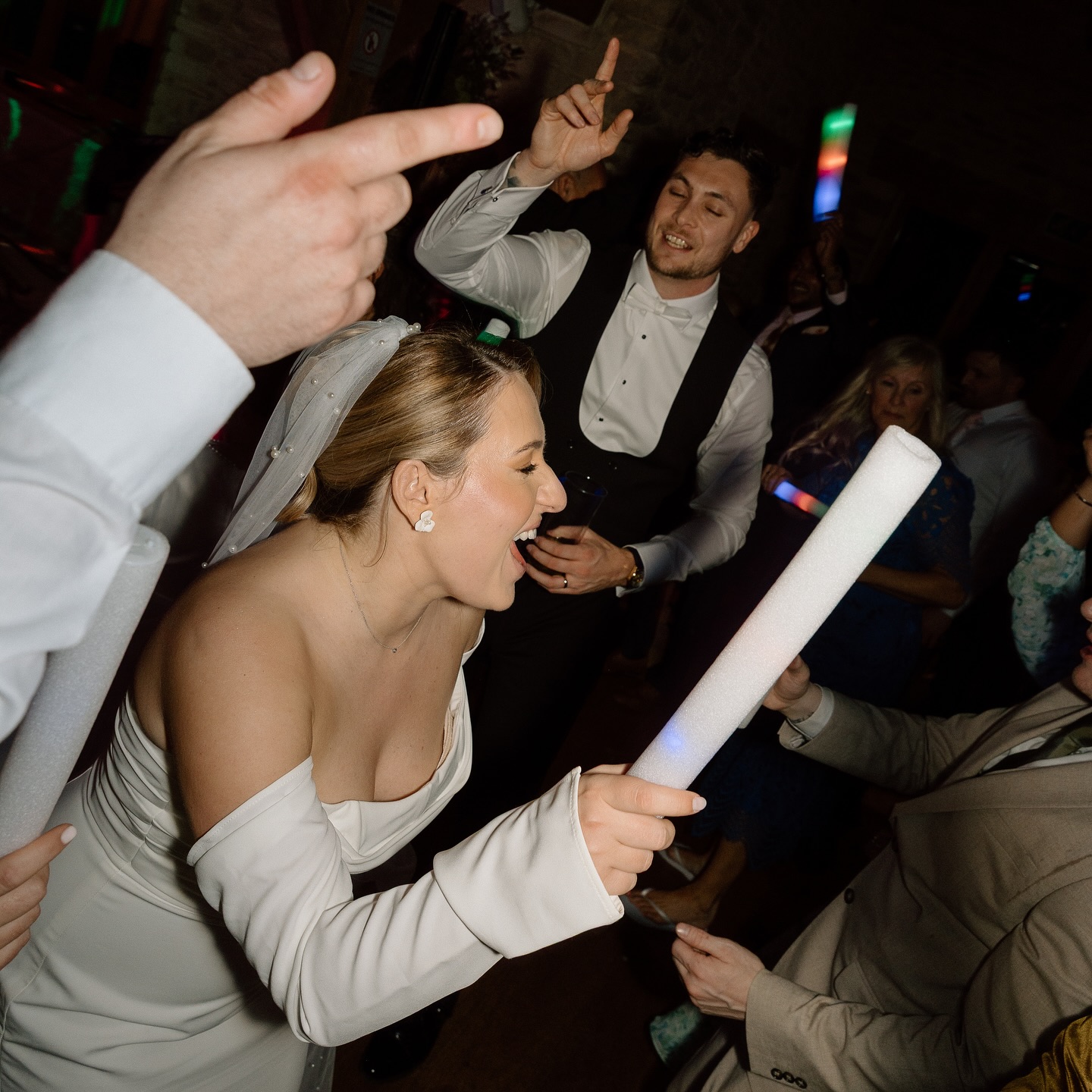 Is there such a thing as too much fun? We don’t think so 🕺💃🪩 Lauren & George ❤️
@kingscotebarn 
@siobhanbealesphoto 
#Tuxfizz #ukweddingband #barnwedding #cotswoldwedding #weddingmusic #firstdance #firstdanceinspo #ukweddingplanning #weddinginspo #weddingcover #romanticweddingmusic #firstdancesong #firstdanceroutine #weddingband #functionband  #weddingsinger #twia #bridalgown #weddingsdress #weddingdancefloor #weddingdances #weddingdancechoreography