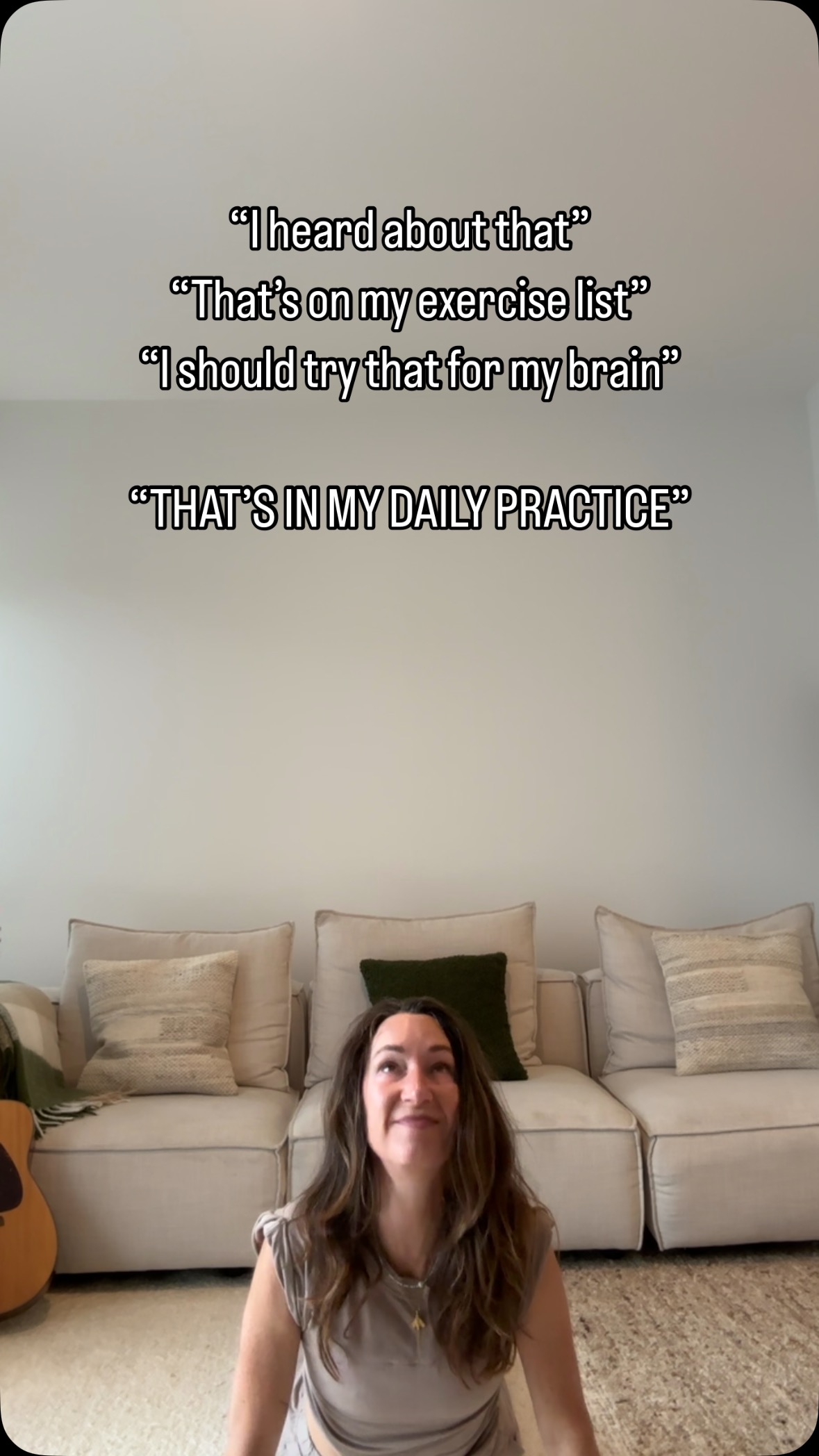 Topic of the week in my coaching program: building daily practices for your body and brain. Because knowing about something, or doing it once a week is not enough to see change.
We are diving deep into Morning sun salutations. Breathing, grounding, increasing blood flow and mobility, sunlight in the eyes ( if you do outside), vision neck and vestibular goals…all with the mindset of connection with divine energy and GRATITUDE for this day.
Now if the thought of this makes you dizzy don’t worry, we have adaptations and baby steps to get you here.
Boost your rehab, support yourself, with daily yoga practices in THREE: an online supportive post concussion recovery program.
#mindbodyspirit#sensoryintegration#postconcussionlife #empoweredrecovery #holisticrecovery #occupationaltherapy #pcs #persistentconcussionsymptoms #vestibular #dizziness #visualimpairment #nervoussystem#nervoussystemregulation#postconcussion #tbi
#concussionrecovery #concussion #brainenergy #concussioncoach #yoga #returntowork #livingwhilehealing #patienttoperson