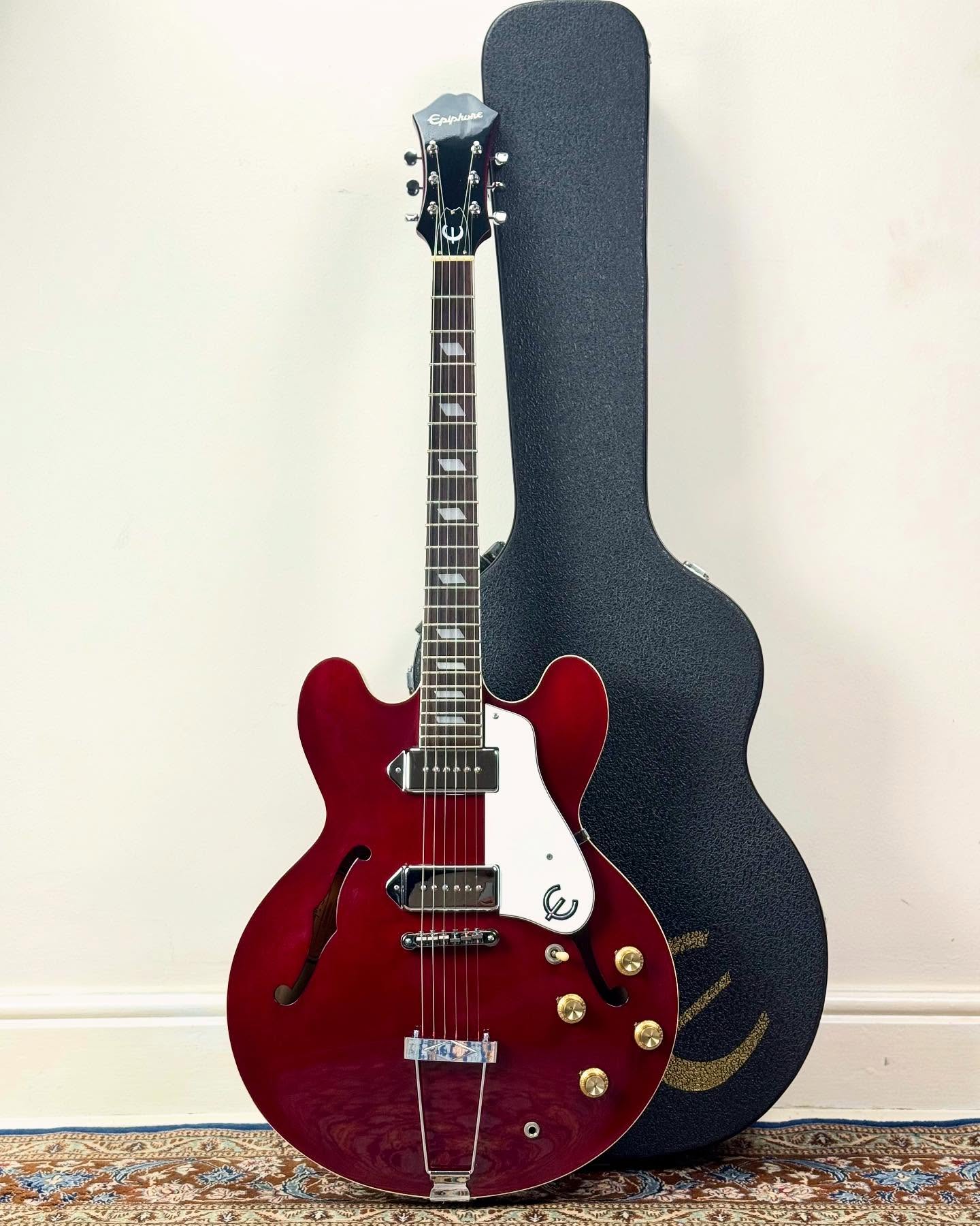 1997 Epiphone Casino.
A very handsome 90s classic - mint w/ original hard case.