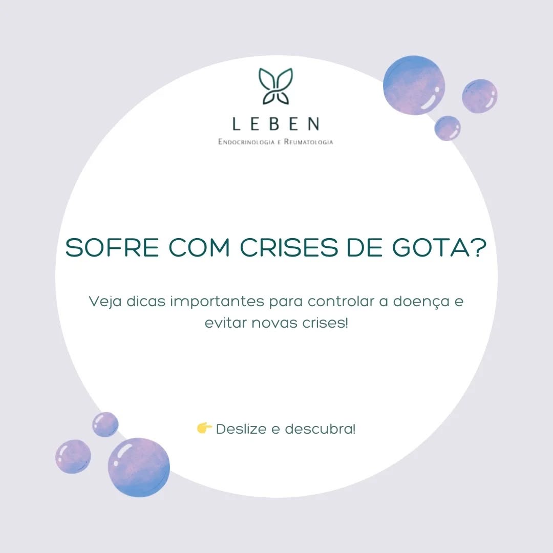 Sofre com crises de gota?
A gota é uma doença inflamatória causada pelo excesso de ácido úrico, que pode ser controlada com hábitos certos, alimentação equilibrada e acompanhamento médico regular.
No post de hoje, falo sobre:
✔️ Cuidados essenciais no dia a dia
✔️ Alimentos que ajudam (e os que pioram)
✔️ Quando procurar o médico novamente
👩⚕️ O tratamento contínuo é o melhor caminho para evitar novas crises e preservar suas articulações.
📲 Agende sua consulta e cuide da sua saúde!
#gota #acidourico #artrite #dornasarticulações #consultamédica #clinicageral #alimentaçãosaudavel #prevençãoétudo o #reumatologia #qualidadedevidasempre