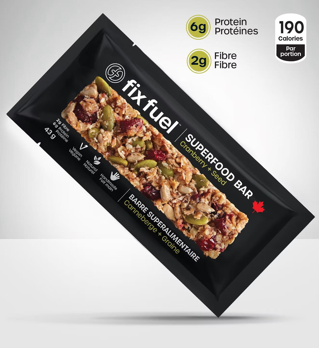 ✨ Meet our Cranberry + Seed Superfood Bar ✨
Soft-baked to perfection with a melt-in-your-mouth texture, this bar delivers just the right amount of crunch from nutrient-packed seeds and a delicious chewiness from naturally sweet dried cranberries.
🌱 190 Calories per bar
💪 6g Protein
🌾 2g Fibre
A balanced, satisfying snack made to fuel your day — no compromise on taste or nutrition.
#FixFuel #SuperfoodBar #CranberrySeed #HealthySnacking #FuelBetter