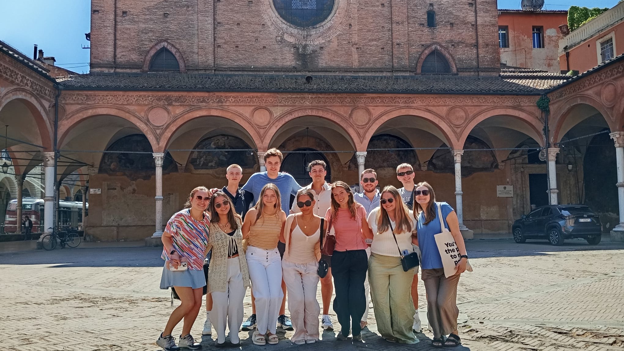 At the Italy Center, it is always a great pleasure to welcome a new cohort of students!
Our Summer '25 cohort is already settling into beautiful Bologna, and it has been wonderful for us to see the beginning of their incredible experiences here. From exploring historic streets, monuments and churches, to enjoying delicious Italian cuisine, this summer semester is already full of learning, growth, and unforgettable moments.
#springhillcollegeitalycenter #italycenter #bologna #studyabroad