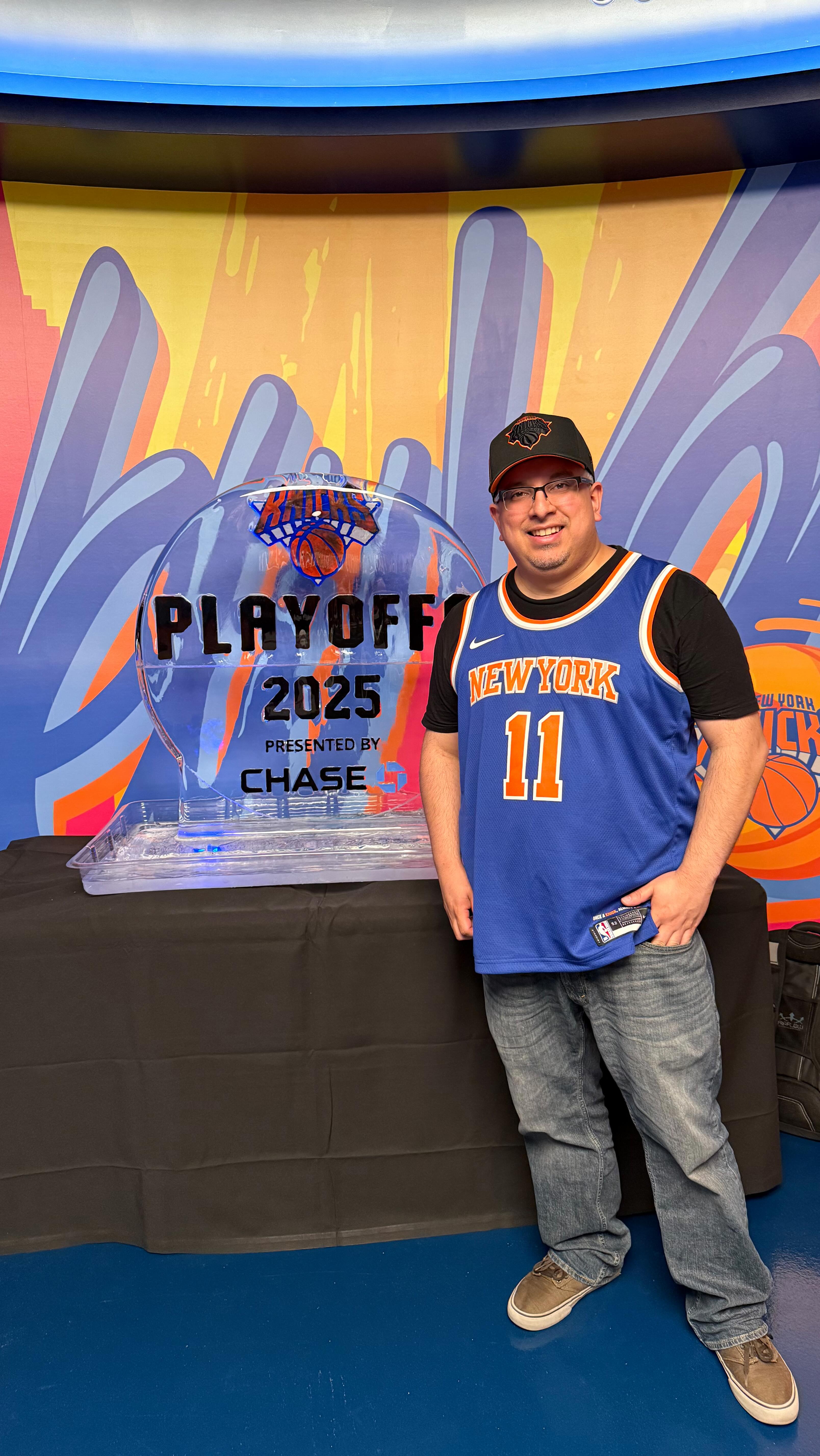 Round 2 is over and we move forward to Round 3.
Chase Lounge inside MSG tomorrow (5/21). If you got tickets and can access the Chase lounge. Come say what’s up.
#LetsGoKnicks #Round3