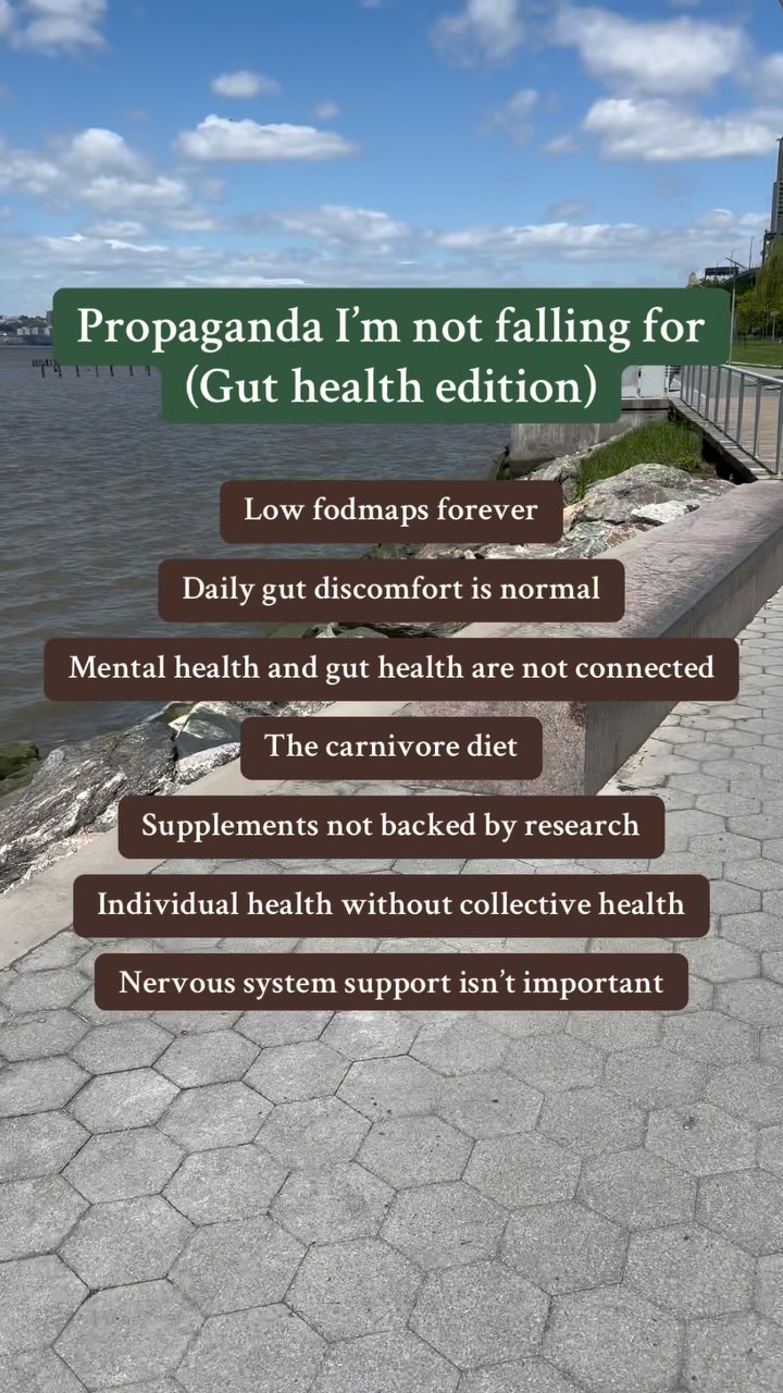 Find out what actually heals and supports your gut health by working 1:1 with a gut health registered dietitian, covered by your insurance….like me! Link in bio to work together! #nourish #guthealth #wellnesswithcourtney #holistic #rd