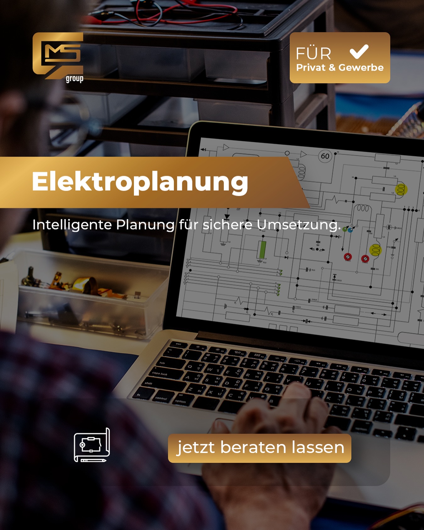 🔌 Sichere Planung, smarte Umsetzung.
Ob Neubau, Umbau oder Sanierung – eine durchdachte Elektroplanung ist das Fundament für moderne, effiziente und sichere Systeme.
Wir denken heute schon an morgen – damit in Zukunft alles reibungslos läuft. 💡
📍 Für Privat & Gewerbe
📍 Für Neubauten & Modernisierungen
👉 Jetzt beraten lassen und die richtige Grundlage schaffen!
#Elektrotechnik #Elektroplanung #SmartHome #MSGroup #Sicherheit #Bauprojekt #Hausbau #Gewerbebau #Energieeffizienz
