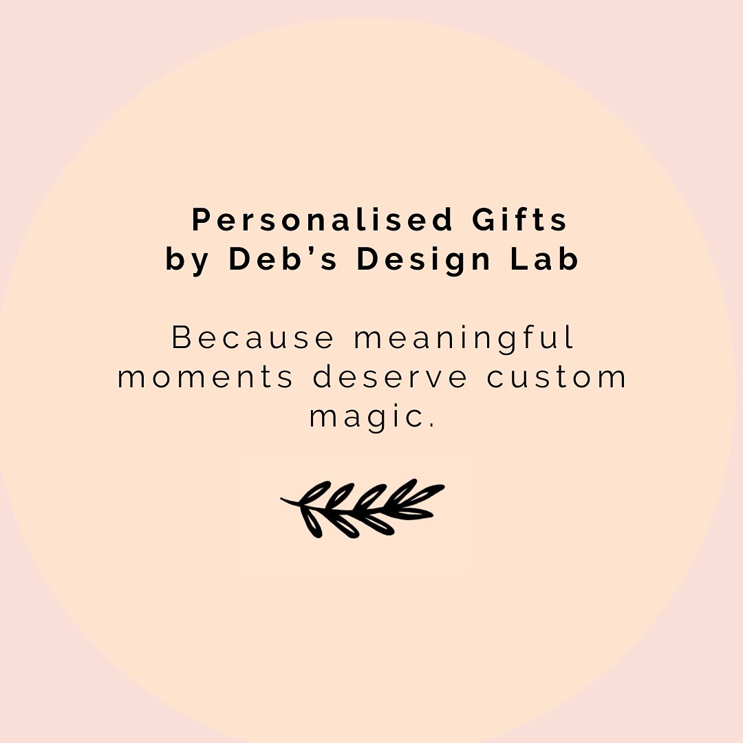From custom designs to bespoke illustrations, we create gifts that speak from the heart — uniquely made for your loved ones, clients, or special occasions.
#DebsDesignLab #PersonalisedGifts #CustomArt #ThoughtfulGifting #CreativeGifts #DesignThatConnects #HandmadeWithLove #GiftIdeas