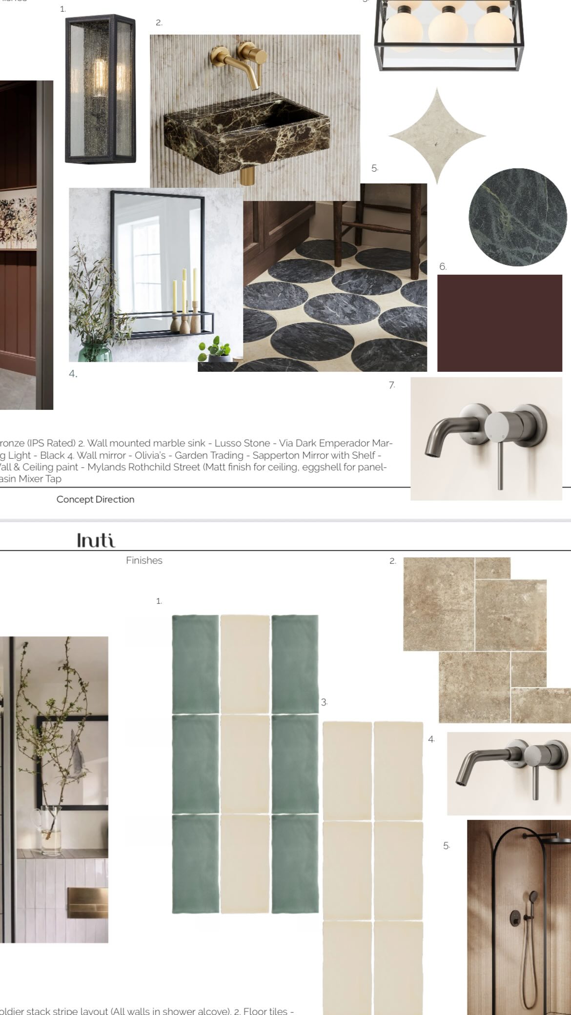 Weâre excited to share a first look at the bathroom moodboards for a beautiful family home in Kingston. Each space is designed with its own distinct palette â from tonal reds and soft pinks to calming blues and greens â giving every bathroom a unique identity.
Carefully selected feature tiles add character and charm, reflecting the personality of the young, vibrant family, while maintaining a cohesive feel throughout the home.
We canât wait to see these come to life. Which palette speaks to you the most?
#InteriorDesign #BathroomDesign #MoodboardInspiration #FamilyHome #DesignDetails #londonhomes #bathroomrenovation #bathroominspo #homespa #interiordesignercotswolds #interiordesignerbristol