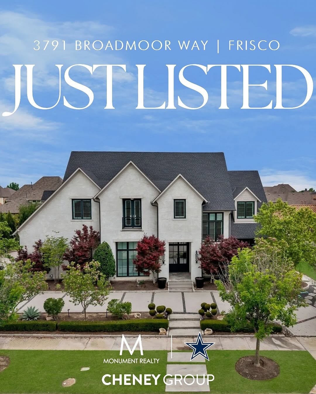 JUST LISTED: 3791 Broadmoor Way, Frisco, TX 75033
$3,875,000 | 6 BEDS | 8 BATHS | 6,380 SQFT
✨ This is the one you’ve been waiting for – a custom masterpiece in Frisco’s most desirable, Newman Village ✨
This STUNNING custom-built home has it ALL – 6 spacious bedrooms, a jaw-dropping resort-style backyard, and every luxury detail you can imagine!
🏡 Curb appeal for days with gorgeous German-schmear brick, lush landscaping & a circle drive leading to iron & glass double doors.
🤩 Step inside to a soaring foyer with a show-stopping RH chandelier and views straight through to the pool! Work from home in the dreamy office with designer built-ins, then host epic dinners in the elegant dining room complete with a wine bar on the way to your chef’s kitchen 🍷👨🍳
🔥 The kitchen? A dream. Huge island, SubZero fridge, 2 dishwashers, gas stove, custom cabinets... and it’s open to a cozy breakfast nook + a family room with a massive fireplace and backyard views!
🛌 The primary suite = luxury retreat. Think spa vibes: sitting area, jetted tub, huge shower, custom closet + makeup vanity. Another private bedroom + media room downstairs too!
💪 Upstairs? Home gym with lockers, game room, 4 more bedrooms (2 with en-suites, 2 with Jack & Jill baths), and even a balcony overlooking your own backyard paradise 🌴
☀️ Out back: multiple patios, outdoor kitchen, fireplace, diving pool & a turf yard built for entertaining!
✅ New carpet, fresh paint, upgraded security – just move in and live the dream.
📍Located in one of Frisco’s most prestigious guard-gated communities, where luxury homes, top-rated schools, and world-class amenities come together. Just minutes from The Star, Legacy West, PGA Headquarters, and upscale dining + shopping.
Listed By: Jeff Cheney
Contact us for a private showing: DM us | Call or Text: 945.217.6410
#friscotx #friscohomes #luxuryrealestate #dfwrealestate #friscorealestate #dreamhome #luxuryhomes #resortstyleliving #realestateagent #milliondollarlisting #friscotexas #gatedcommunity #homesweethome #housegoals #dallasrealestate #luxurylifestyle #interiordesign #poolgoals #modernluxury #justlisted