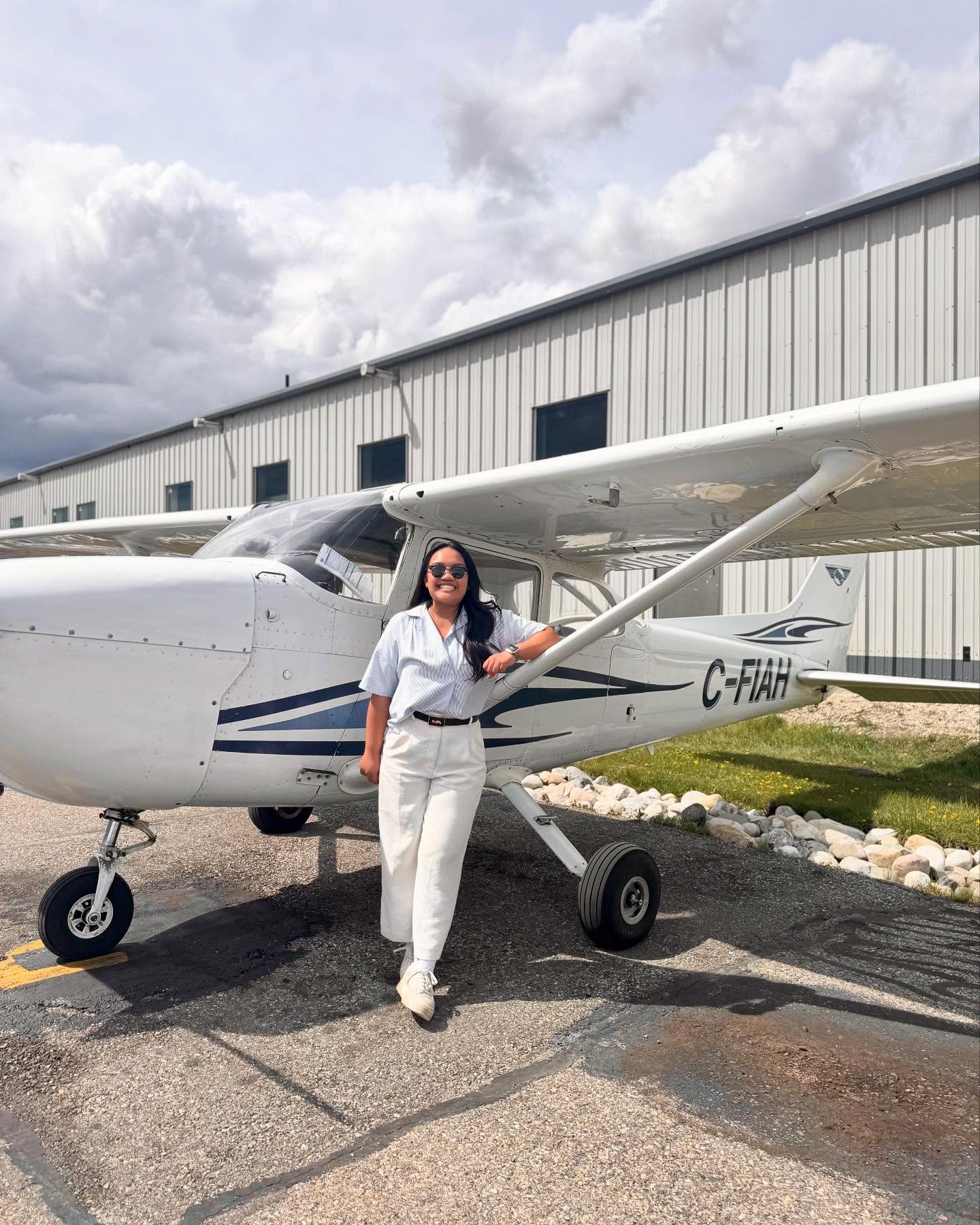Sam also passed her PPL Flight Test today! Next up: CPL! βοΈ