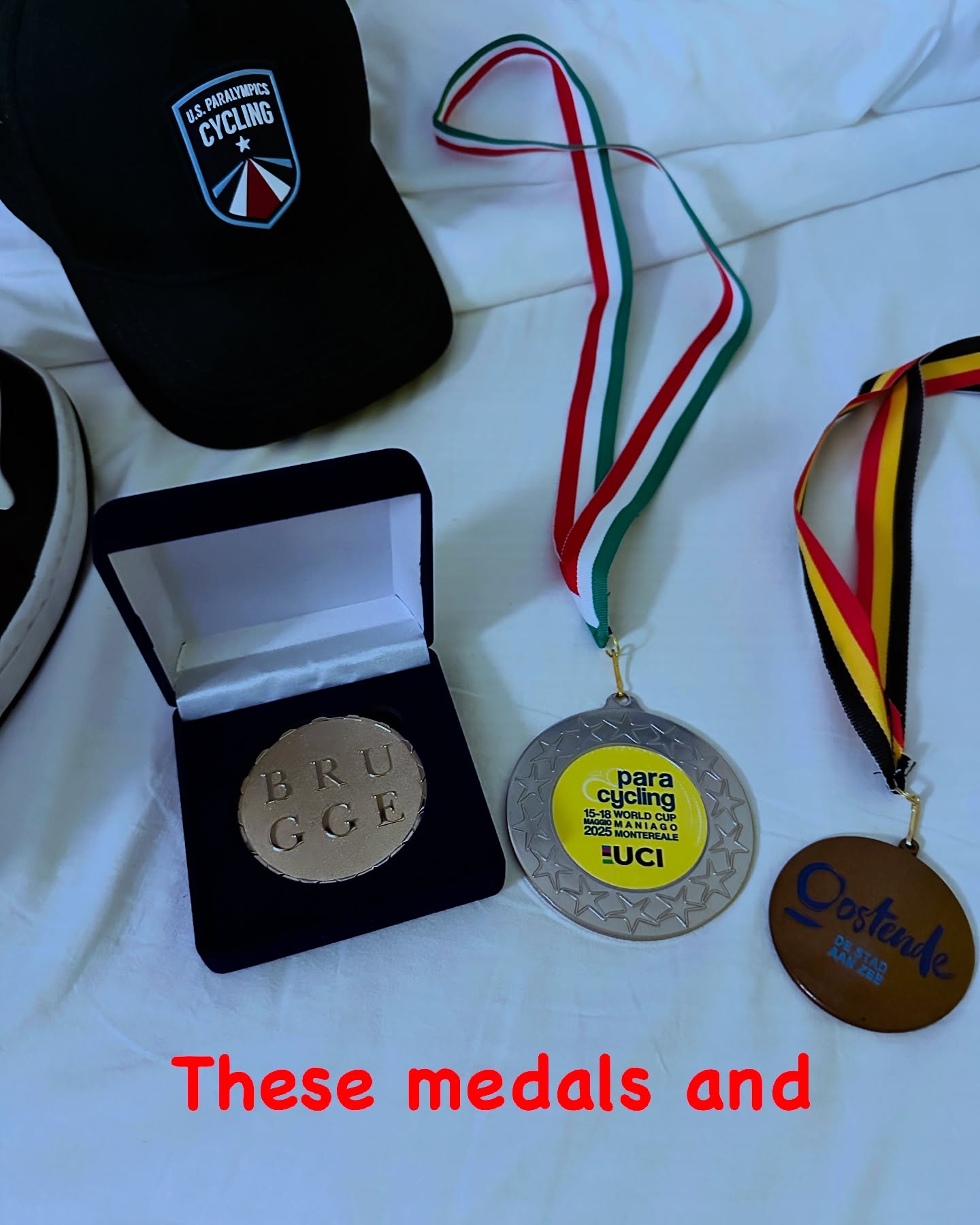 The Medals 🎖️ 🏅 are great, but my daughter is my best and most favorite award!!! 🏆 #girldad #usac #paracycling #teamusa #usa🇺🇸 #kindergarten #graduation