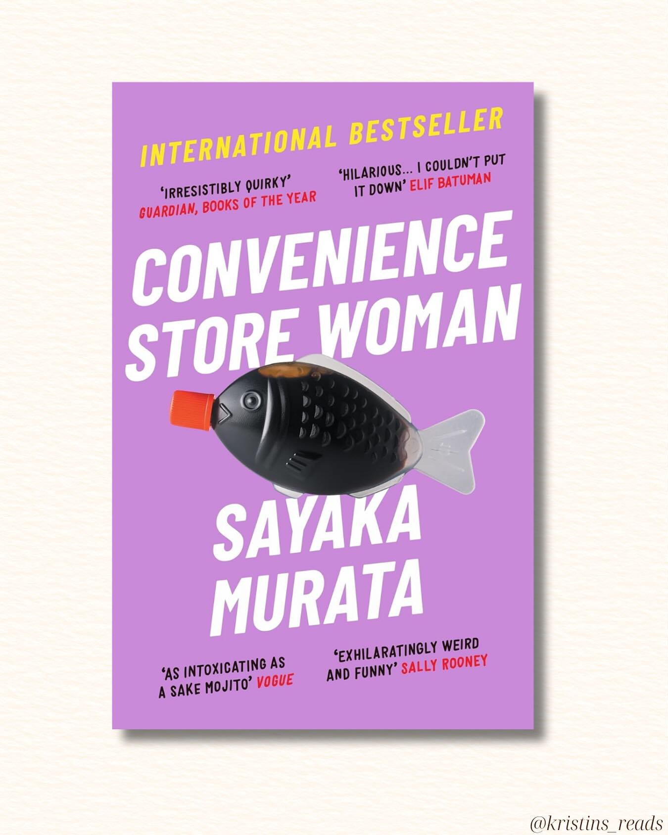 Convenience Store Woman, Sayaka Murata (translated by Ginny Tapley Takemori)
Keiko (36) has worked in a convenience store for almost twenty years, and sheâs happy with her life. Her friends and family donât understand. They want her to get married, have children, or find a ârealâ job.
But they donât understand. Keikoâs work is important to her. She is good at it. And she finds the repetition of her work soothing. Itâs much easier to pass as normal, or âpull off being humanâ when she is playing her role as a shop assistant in the convenience store.
Eventually, she takes action and makes drastic changes to her life to appease the people around her. But she soon finds that even her best efforts at appearing ânormalâ seem to both fall short and also leave her miserableâŚ