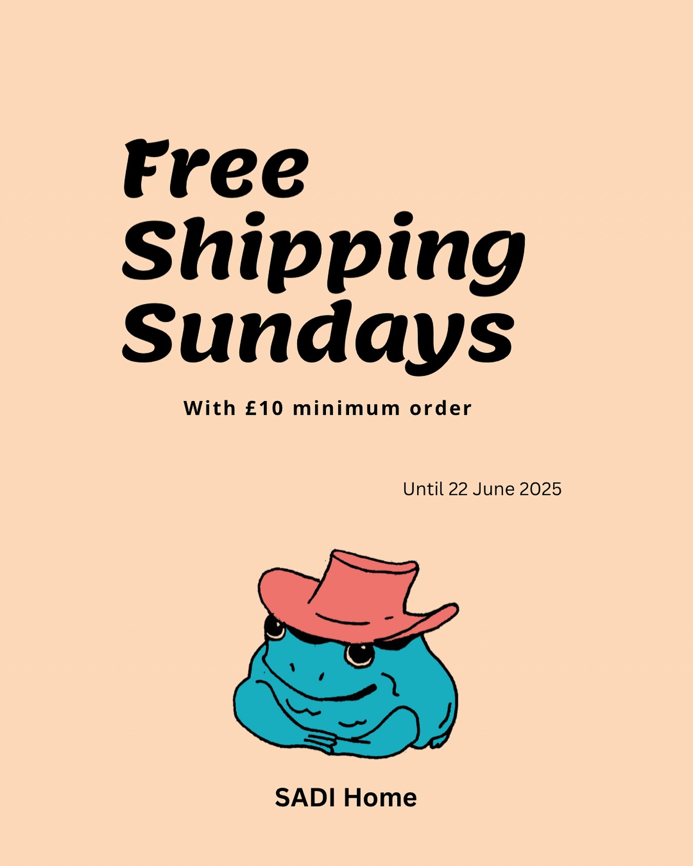 Sunday’s On Us – Free Shipping with £10+ Spend!
Just add to cart and check out on Sunday — no code needed.
#freeshippingsundays