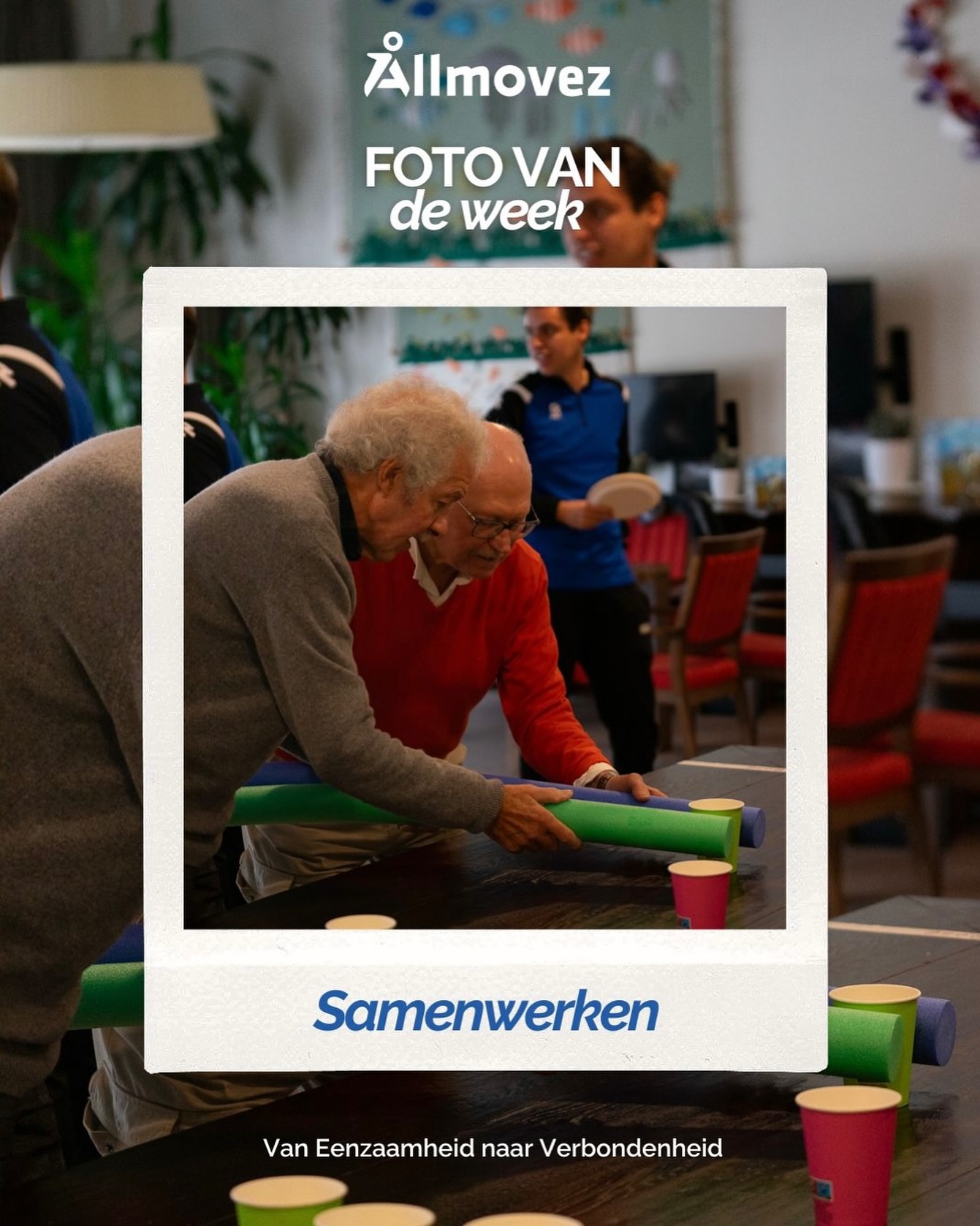 ๐๐ผ๐๐ผ ๐๐ฎ๐ป ๐ฑ๐ฒ ๐๐ฒ๐ฒ๐ธ!๐ธ
Elke vrijdag delen we een foto die ons hart verwarmt. Onze ouderen bewijzen dat enthousiasme geen leeftijd kent.๐
Met deze fotoโs willen we de vreugde, de energie en de kracht van verbinding laten zien.
Deze week een foto van twee van onze ouderen tijdens een gezellig samenwerkingsspel!๐ค
Het is prachtig om te zien hoe samenwerking, plezier en betrokkenheid zorgen voor onvergetelijke momenten!โจ
Samen maken we herinneringen, elke dag opnieuw!๐
#Fotovandeweek #AllMovez #Verbinding #JongEnOud #Positiviteit #SamenSterk