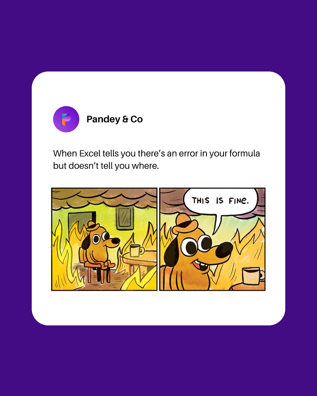 Accounting isn’t just numbers, it’s also existential dread, quiet chaos, and the occasional latte audit…
#accountingmemes #accountingservices #accounting #accountingfirm #taxtips #taxmeme #taxadvice #balancesheet #excelmemes #spreadsheets