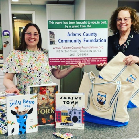 The Berne Public Library children's department was awarded a grant for 1000 books before kindergarten made possible through the John & Kay Boch fund. This is a self paced, family oriented reading program that encourages reading out loud from birth to kindergarten. Any parent, grandparent, or involved adult can sigh up and read to a child!