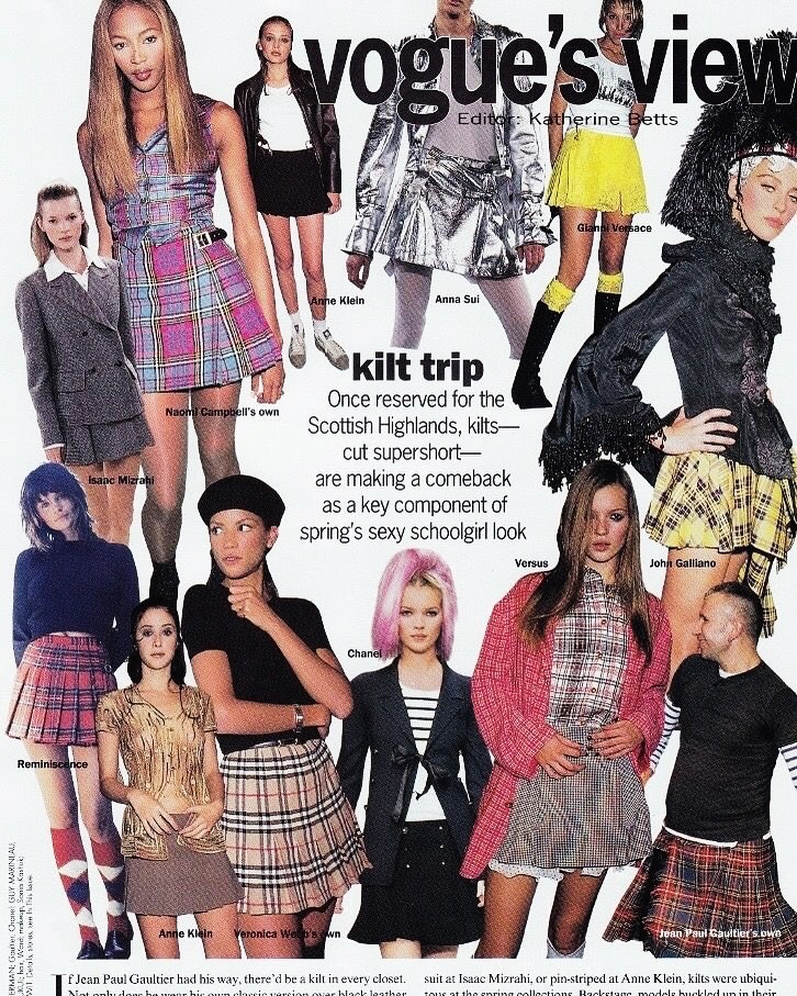 1990’s VOGUE’S VIEW ⭐️ style/trend segment from the magazine by editor Katherine Betts… I miss magazines so bad 😫 I can smell the pages
#fashioneditorial #interview #girlzine #zine #girlblog #styleblog #fashionblog #girlblog #instastyle #fashiongram #fashionblogger #voguearchives