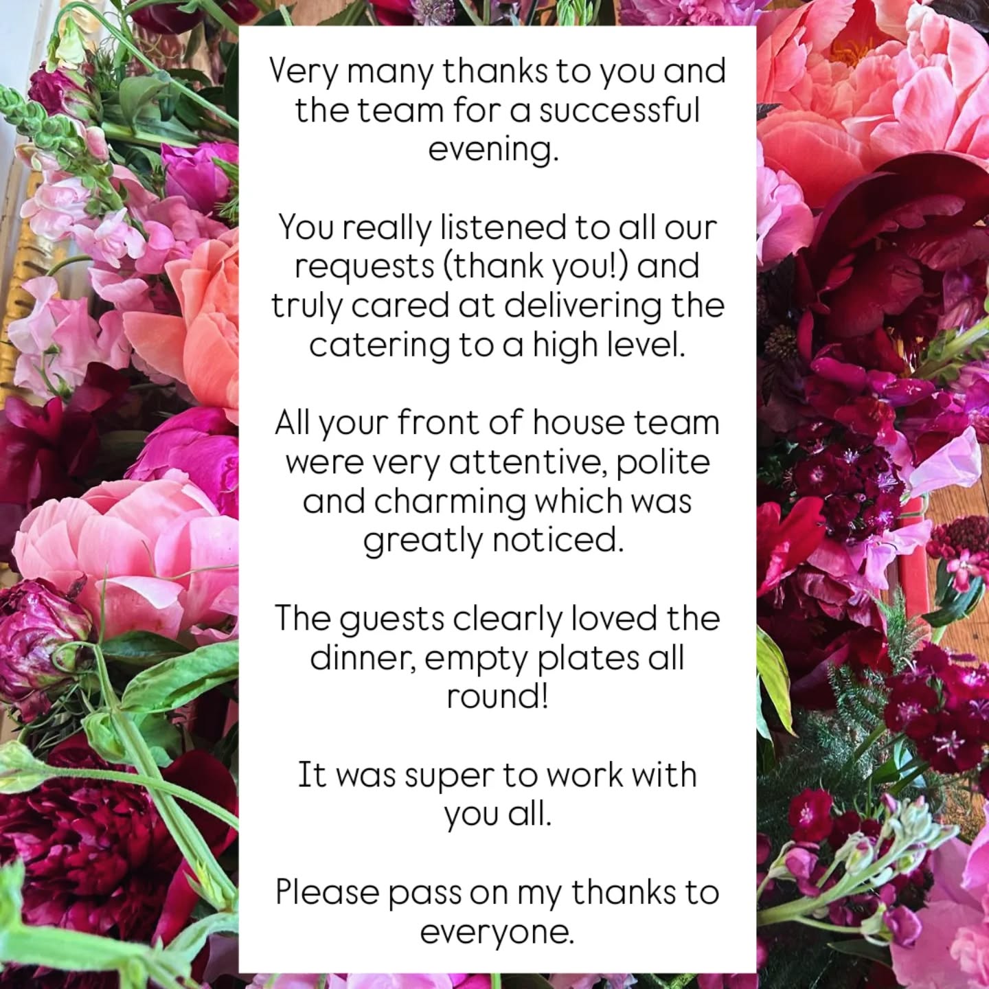 🌟Thank you🌟
21.05.2025 - Party Event Planner London
#review #5star #eventcatering #happyclients #whatwedobest #foodlover #welldoneteam