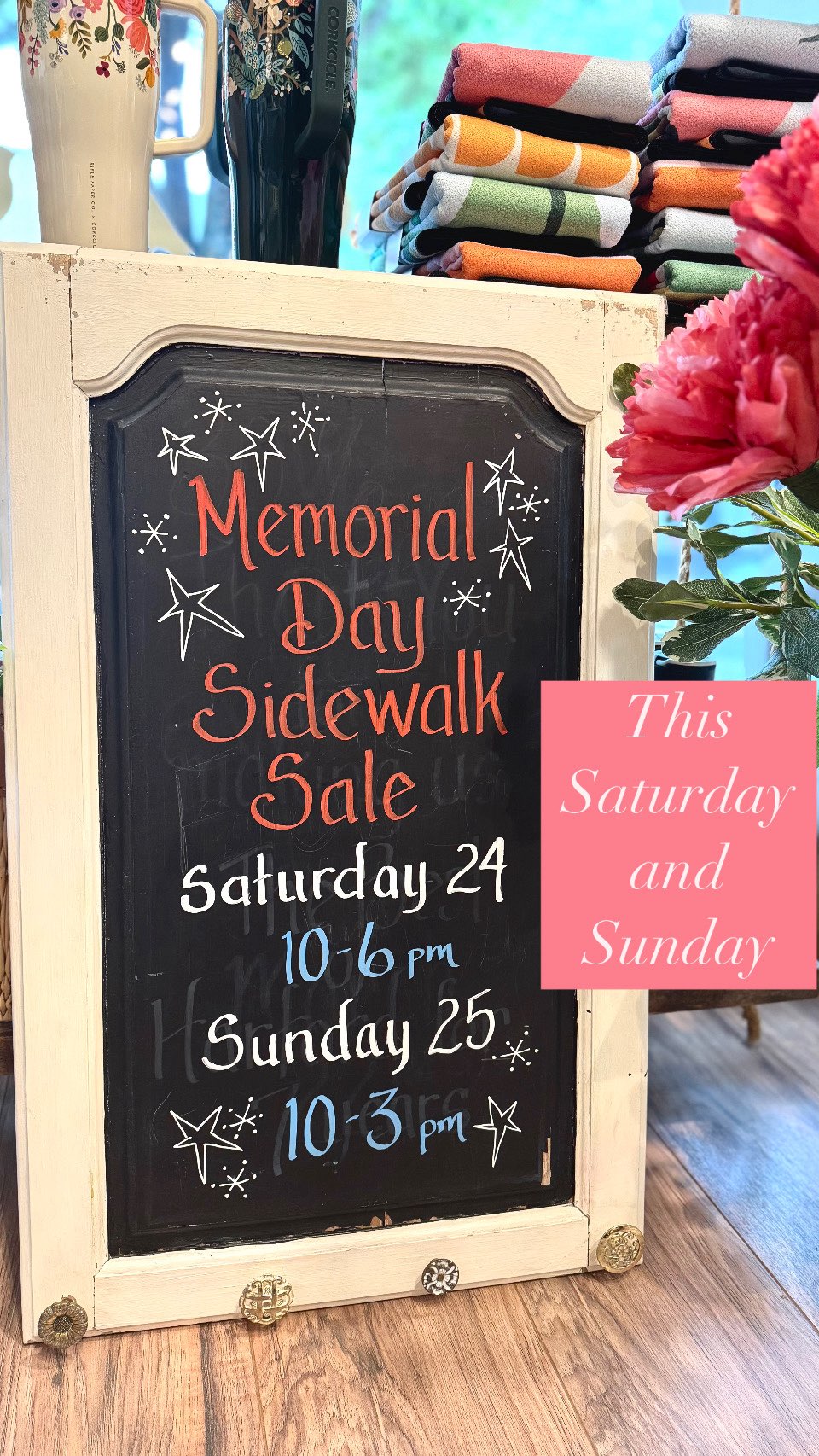 See you this Saturday and Sunday!