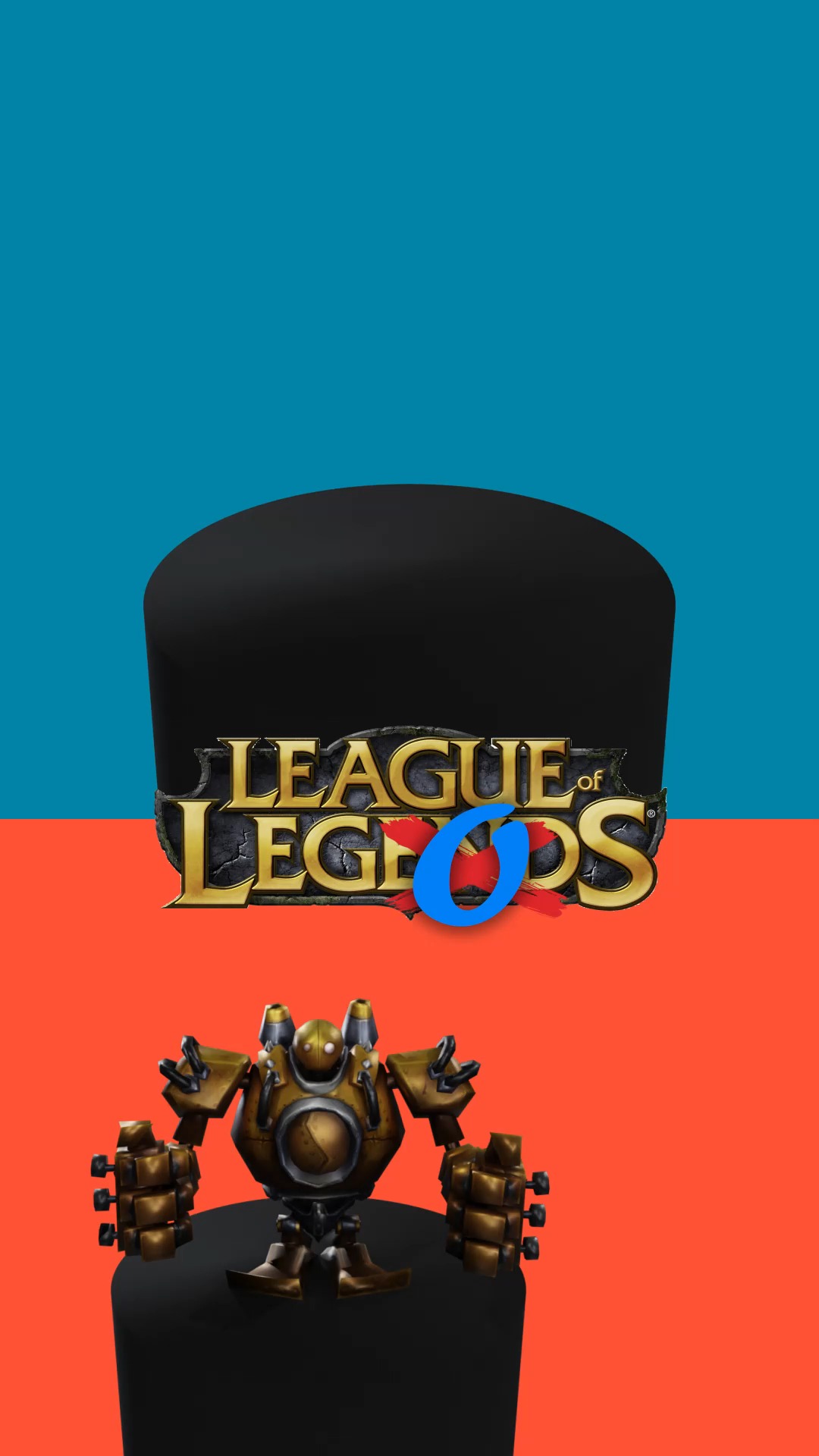 League of Legends has been one of the most popular games for over 10 years. Which is why it is so surprising that LEGO has not collaborated with them yet. However, the game is based around the different champions, and with 170 to pick from it can be difficult to choose what to make a LEGO set about. Furthermore, most characters are best recreated with minifigures, making it hard to base a LEGO set around them.
One of the most iconic characters that has been a good choice to play from the day the game was released up to now does have the complexity and relative size to allow for the base of a LEGO set. This character, Blitzcrank, only has the problem of having a variety of different looks, based on the art of the game and various in-game models that are frequently updated.
I chose to first focus on the face and silhouette and get them to look as close to every depiction of the character as possible. From there I picked design elements from the different versions that translate best to LEGO.