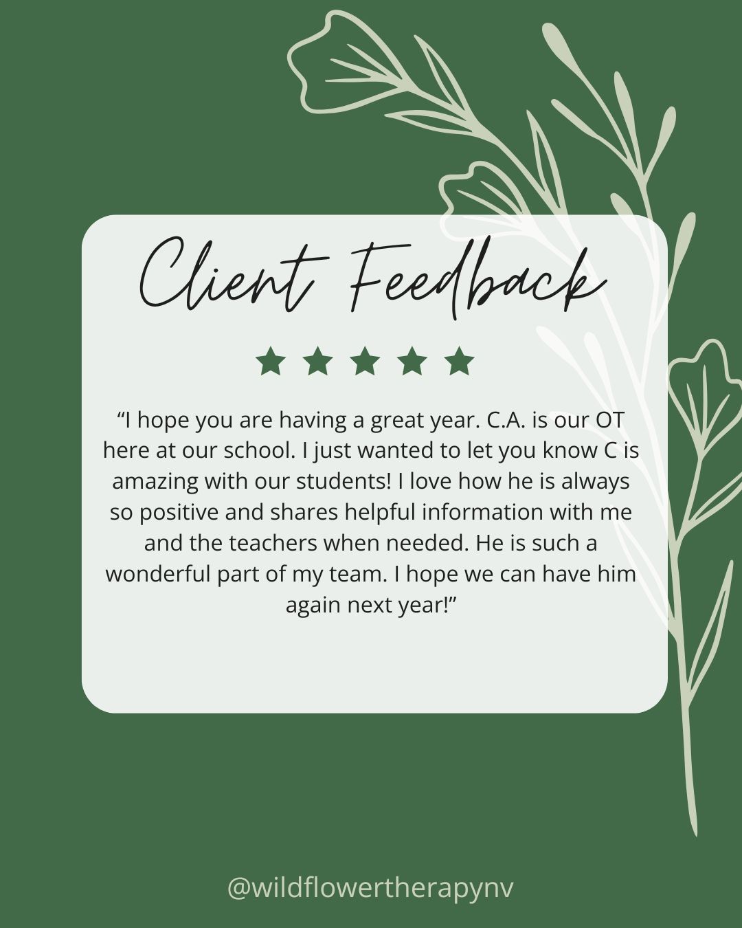 We love hearing from our clients about how our therapists are doing. This occupational therapist has definitely made an impression on his team! 😊
#occupationaltherapy #occupationaltherapist #lasvegassmallbusiness #lasvegas #nevada #sped #spedteachers #schoolbasedot #ot