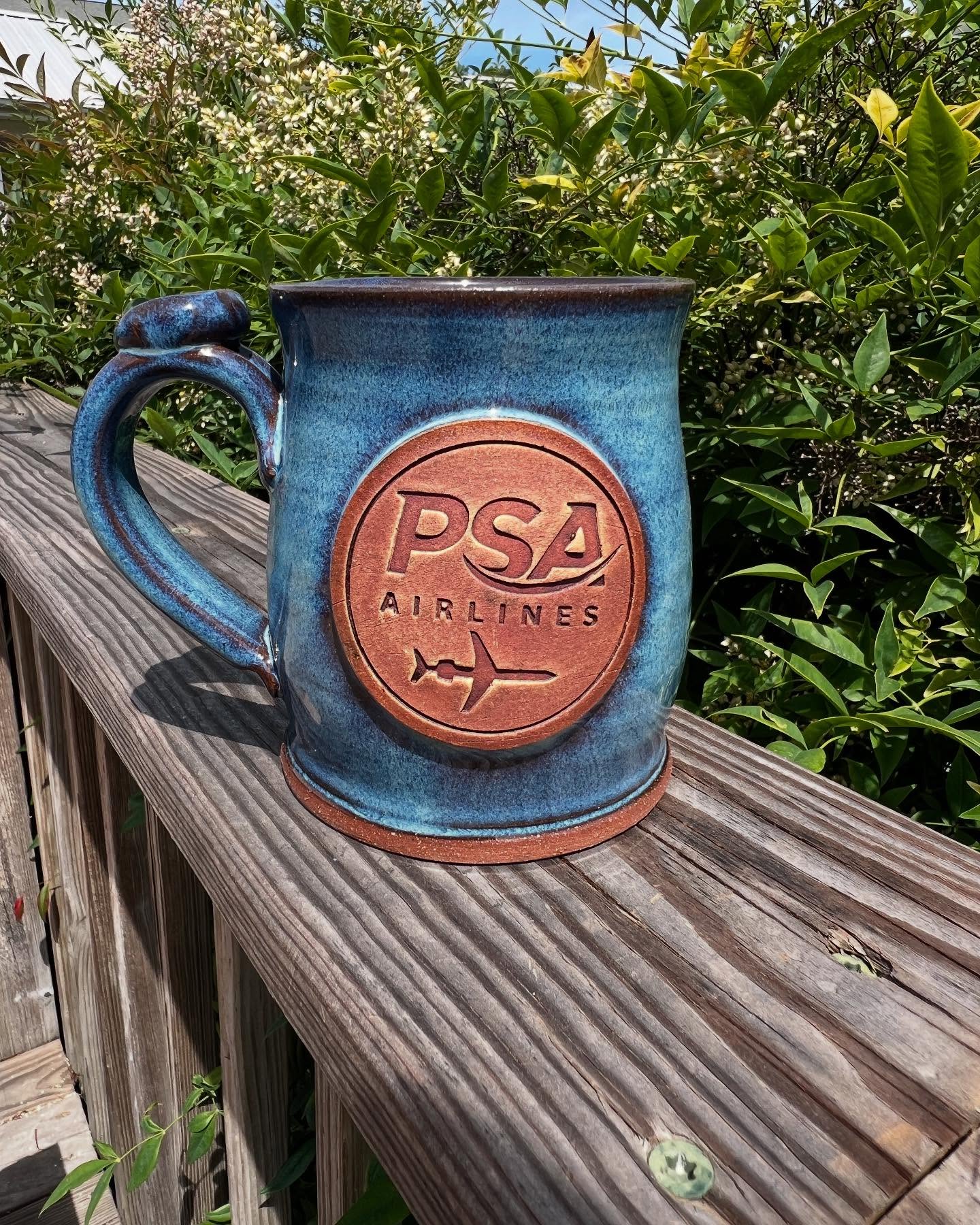 Congrats PSA Airlines on your move to NC...and thanks for letting me be part of your celebration!! #psaairlines #ncpottery #customcoffeemug