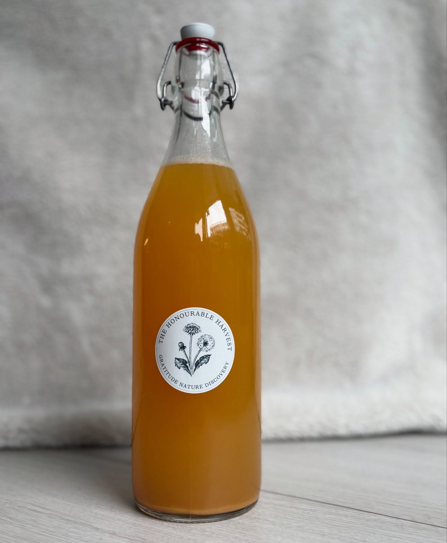 Dandelion flower + burdock root soda
Made yummy and full flavoured to enjoy on its own or added to cocktails - cocktails coming soon…
You’ll need:
~ 4 cups dandelion flowers (just the petals!)
~ 1 Tbsp dried burdock root
~ 2 strips grapefruit peel
~ 90 mL raw honey
~ ½ cup wild yeast (DM me for the starter recipe!)
~ 1L water
How to:
1. Gently simmer burdock + grapefruit peel in 1L of water, covered, for 15–20 min.
2. Remove from heat and let cool to room temp (lukewarm is fine).
Strain out the burdock + peel here.
3. Stir in honey — make sure the tea isn’t too hot or it’ll kill your yeast!
4. Add flower petals + wild yeast.
5. Pour it all into a large jar, cover with cheesecloth, and let it sit at room temp for 1–2 days.
Taste as you go!
6. When it’s lightly fizzy + fermented to your liking, strain + bottle.
Optional: add more sugar to taste — it’ll fizz up a little more, but mostly just sweeten.
#wildbychoice #curiousbynature #wildsoda #dandelion #burdockroot #wildyeast