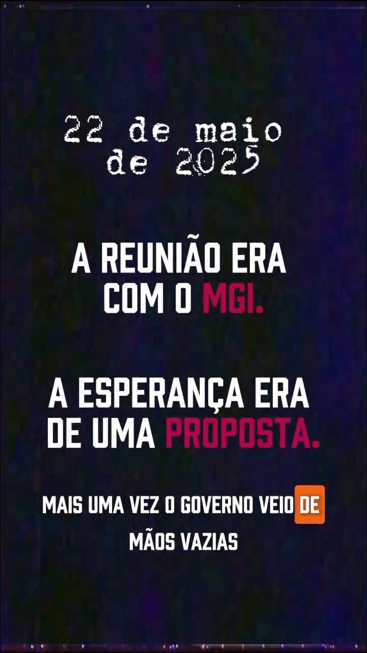 📢 O GOVERNO SUBESTIMOU. MAS A BASE, NÃO.
A reunião do dia 22/05 com o MGI foi um marco pelo absurdo da proposta inaceitável.
🔻Reajuste do VB apenas para o topo da tabela
🔻 Reajuste ZERO em 2025.
🔻 Reajuste pífio em 2026.
🔻 Escadinha mantida.
🔻 Teto ilegal do bônus preservado.
🔻 Nenhuma palavra sobre revogar a Resolução 08 do Comitê Gestor.
🔻 Comitê Gestor sem participação dos servidores
🔻 Silêncio absoluto sobre o plano de saúde.
Enquanto isso, a base responde: Galeão, Confins, Salvador, postos de Atendimento presenciais e online, entrepostos Alfandegados.
A Receita já está em movimento.
🚨 Se o governo continuar ignorando nossa força...
A resposta será ainda maior. E mais forte.
📍 Assista. Comente. Compartilhe com seus colegas.
Este vídeo é um chamado à ação.
Porque somos Receita Federal.
Somos Analistas Tributários.
E não vamos parar até sermos respeitados.
#ReceitaFederal #analistastributários #sindireceita