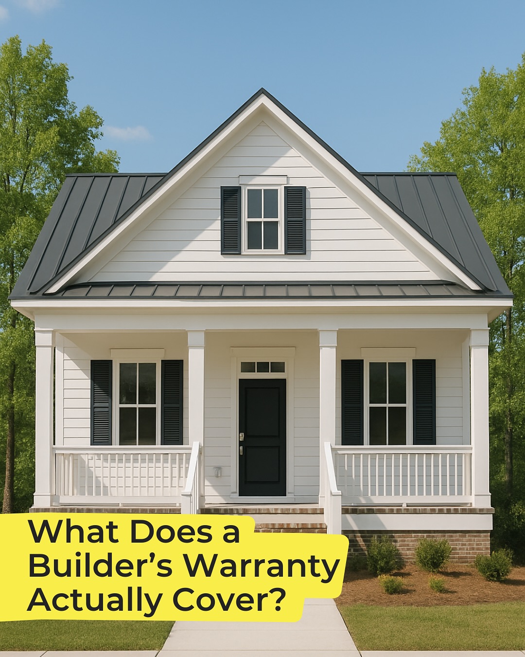 Thinking about buying new construction?
Before you close, make sure you understand exactly what your builder’s warranty covers—and just as important, what it doesn’t.
✅ Most builder warranties cover windows, doors, roofs, HVAC, plumbing, and electrical systems for 1–2 years.
✅ Major structural elements could be covered for up to 10 years.
❌ But don’t expect coverage for appliances, minor cracks, or landscaping.
Swipe through this post ➡️ to learn the key questions you should ask before you buy—and how to research your builder’s warranty reputation like a pro.
Knowledge is peace of mind.
What more information? DM, comment below, or check our link-in-bio.