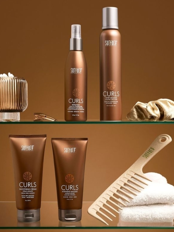 ✨ Define. Hydrate. Shine. ✨
The Surface Curls line is made just for our curly girls and guys—formulated with natural ingredients to enhance, nourish, and protect every coil, wave, and spiral. Whether you’re looking for moisture, definition, or frizz control, this line delivers effortless, bouncy results every time.
Your best curls are just a wash away 💧💫