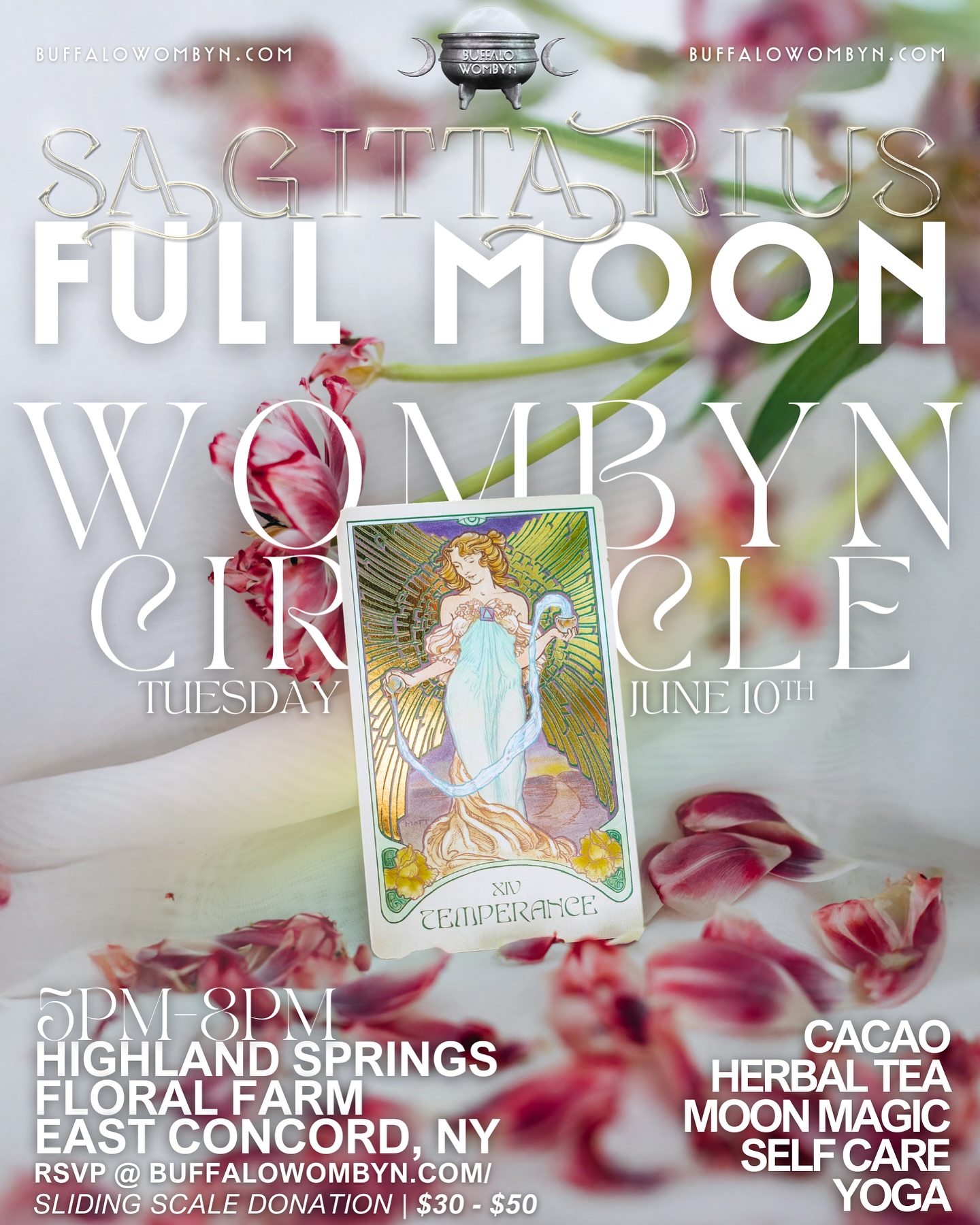 NEXT FULL MOON CIRCLE JUNE 10th
Join us as we gather under the Sagittarius full Strawberry 🍓 moon
We gather in sisterhood to express ourselves around what this astrologically might bring up. We will indulge in
Cacao
Tea
Treats
Yoga/movement
Surrounded by the enchanted gardens of @highlandspringsfloral
LINK IN OUR BIO 🧚✨