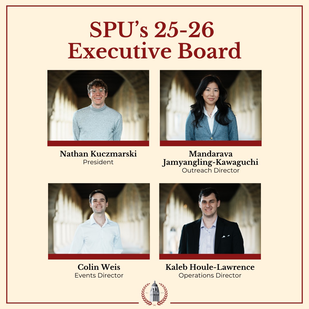 We're so thrilled to announce our Executive Board for the next academic year! Congrats to Nathan, Man, Colin and Kaleb, and we can't wait for another year of awesome constructive dialogue! 🎉