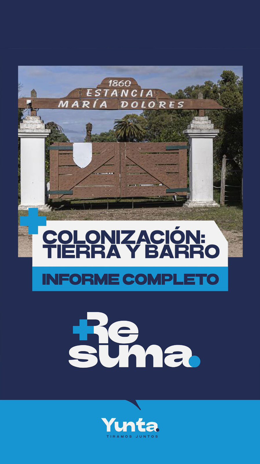 🌾 Colonización: tierra y barro
La compra de la estancia María Dolores reavivó las tensiones políticas en torno al Instituto Nacional de Colonización.
¿Quién compró, cuánto costó y por qué generó tanta polémica?
📺 Mirá el resuma completo en nuestro canal de YouTube.
Link en bio 🔗
#Colonización #TierraYBarro #Resuma #PolíticaUY