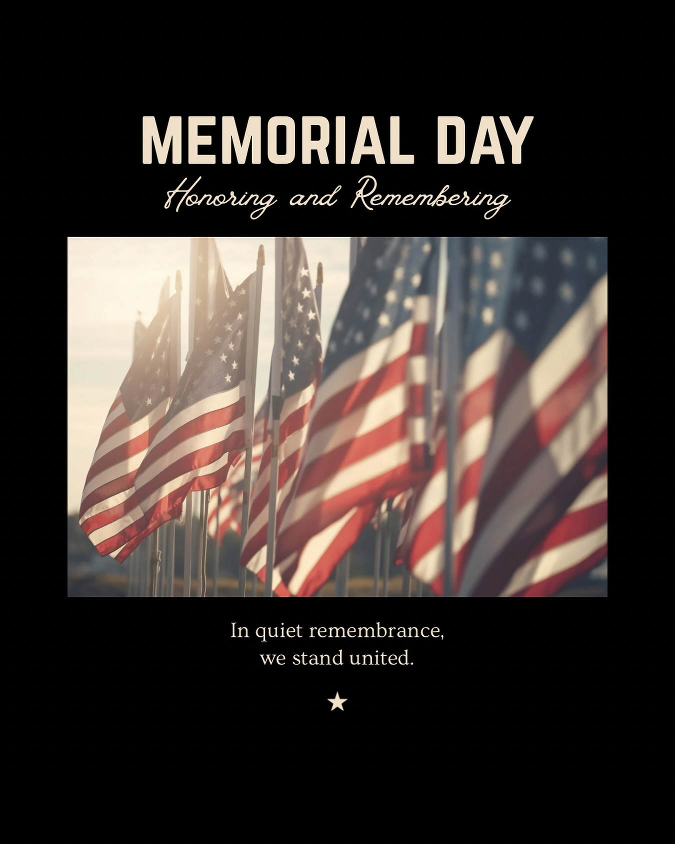 This Memorial Day, we pause to honor the brave men and women who gave their lives in service to our country. Their sacrifice inspires our mission every day - to build a better future. We remember. We respect. We carry their spirit forward. “Greater love has no one than this: to lay down one’s life for one’s friends.” John 15:13 🇺🇸
