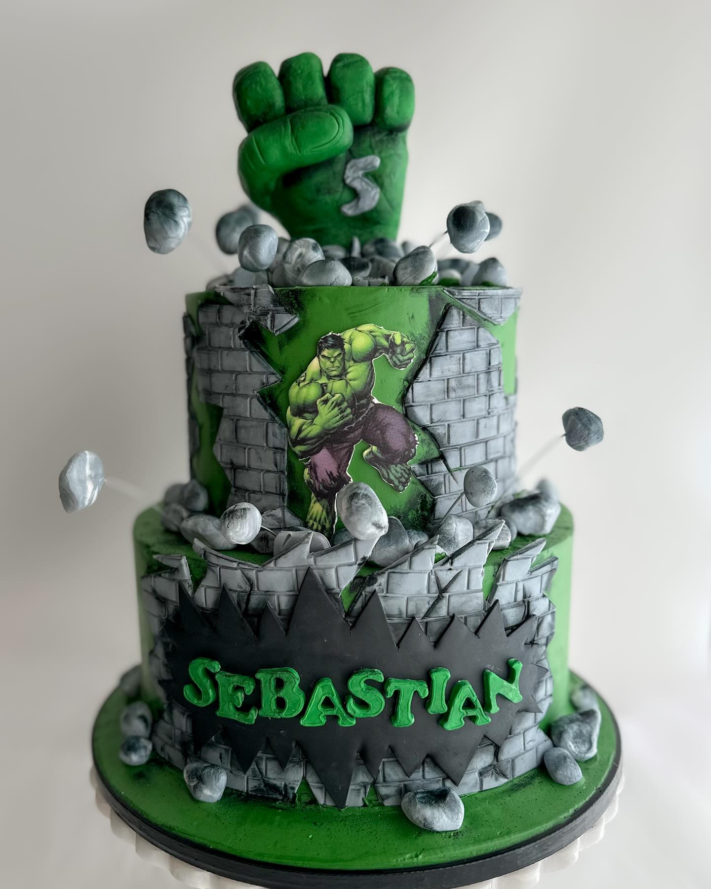 Hulk smash!
#hulkcake #birthdaycake #hulkbirthday #customcake