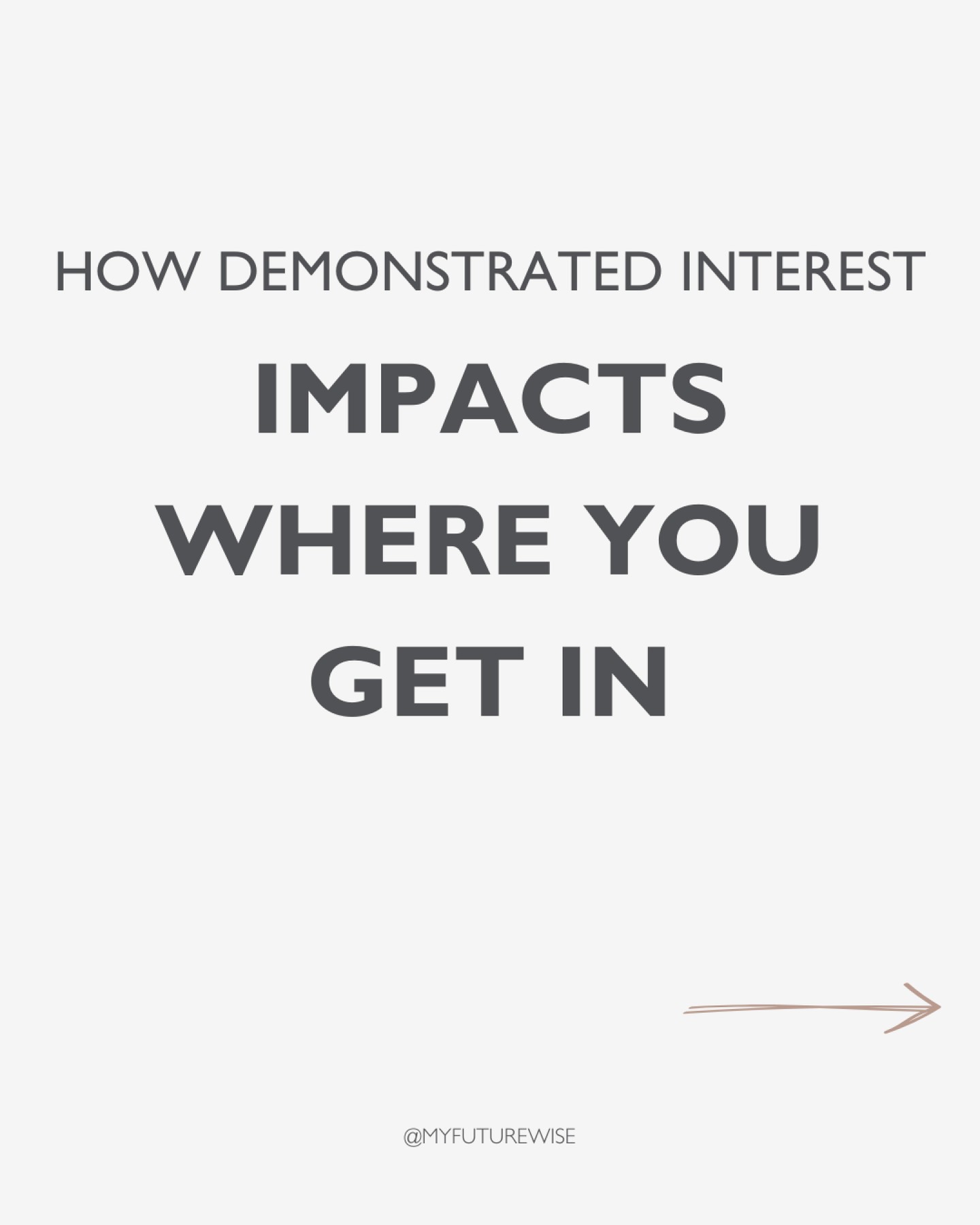 Recently, in The FutureWise Collective, we covered demonstrated interest in great detail. 🤓 More importantly, I showed members how to figure out which colleges care about it and which don't. (Yes, there's a way to do that!)
Class of 2026, if you're ready to stand out as an applicant, COMMENT '2026' and I'll send you details on how to enroll in The Collective and leave all of the stress and uncertainty behind!
#teenagerposts #teenagers #momsofteensandtweens #studentsuccess #studentsuccessmatters #collegeready #collegeprep #collegeadmissions #collegeapps #collegeapplications #schoolcounselorsofinstagram #schoolcounselor #Classof2028 #Classof2026 #Classof2027