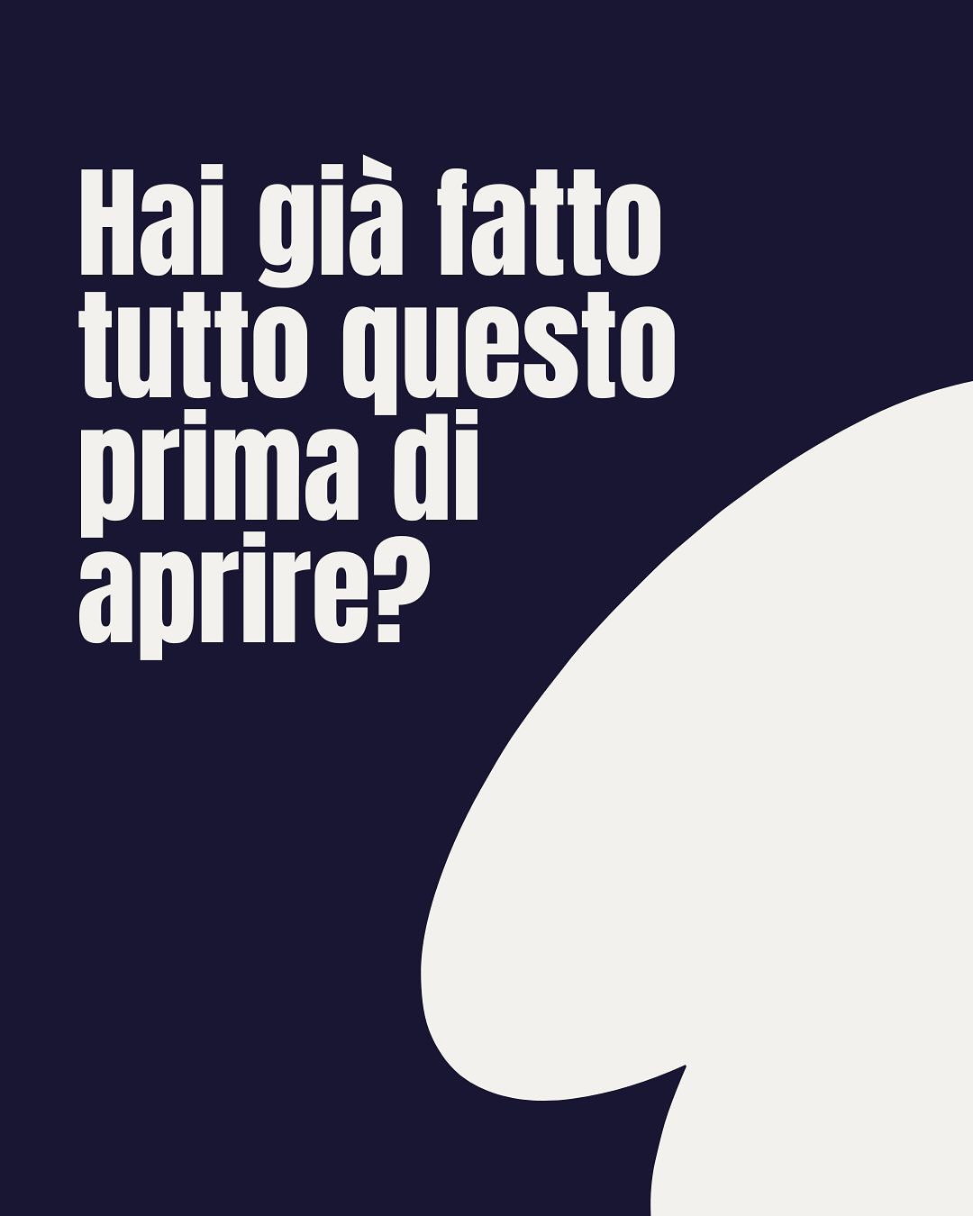 Hai aperto la tua attivitĂ . Ma ti sei davvero preparato a gestirla?
đ Unâidea non basta.
đ Serve una struttura.
đ E serve aver chiaro dove stai andando.
In questo carosello trovi una checklist essenziale post-avvio: Se leggendo hai pensato âquesto mi mancaâ⌠non sei in ritardo. Ma è il momento di rimettere ordine.
Inizia qui.
Con Smart Strategy, metti basi solide e prendi decisioni con chiarezza, ogni mese, con un supporto strategico al tuo fianco.
đŠ Scrivici in DM