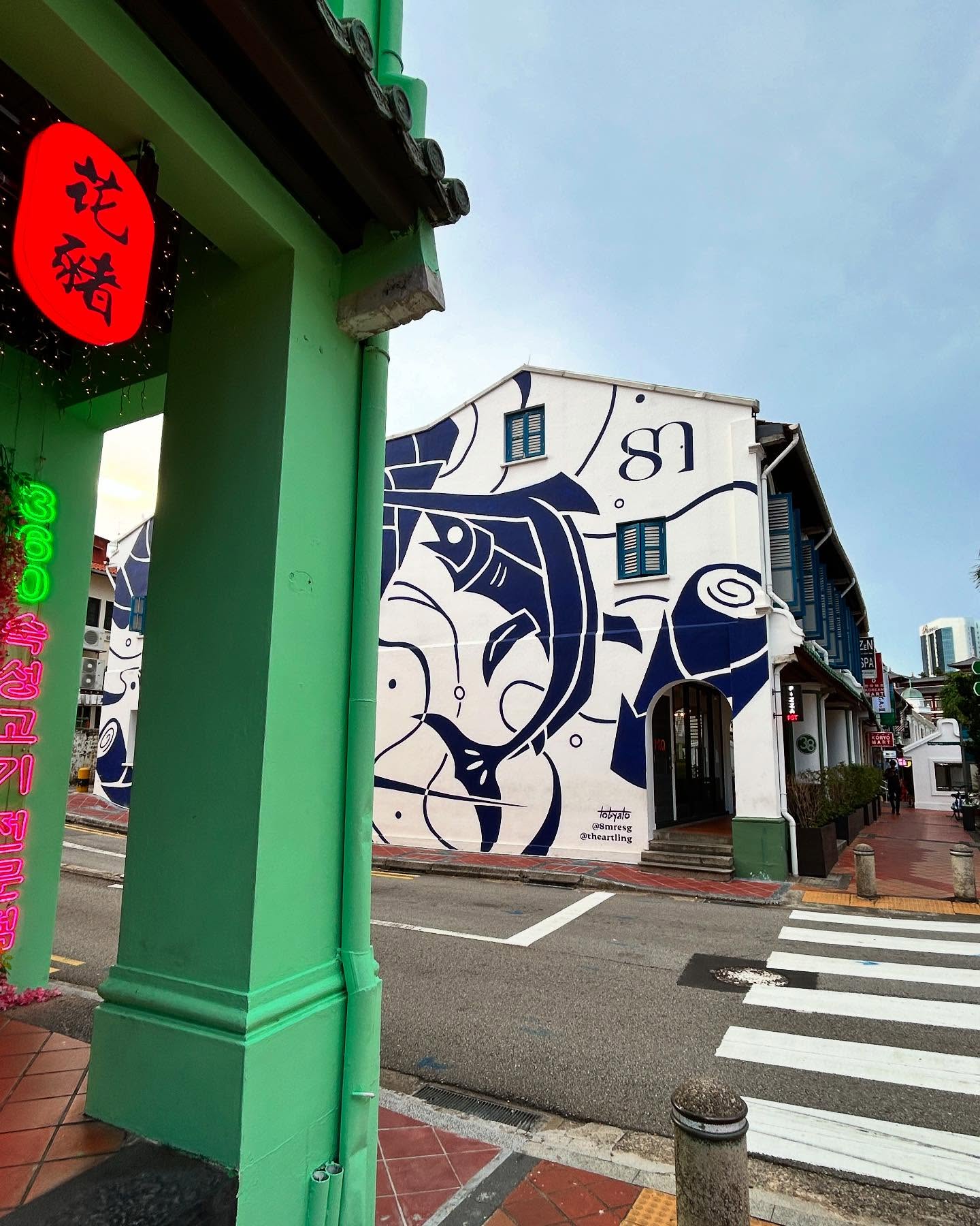 “I love how modern street art flows alongside old Chinese architecture — a beautiful blend of contemporary creativity and timeless tradition. 🐍🏮
#chinatown #singapore #streetart #history #architecture #timeless