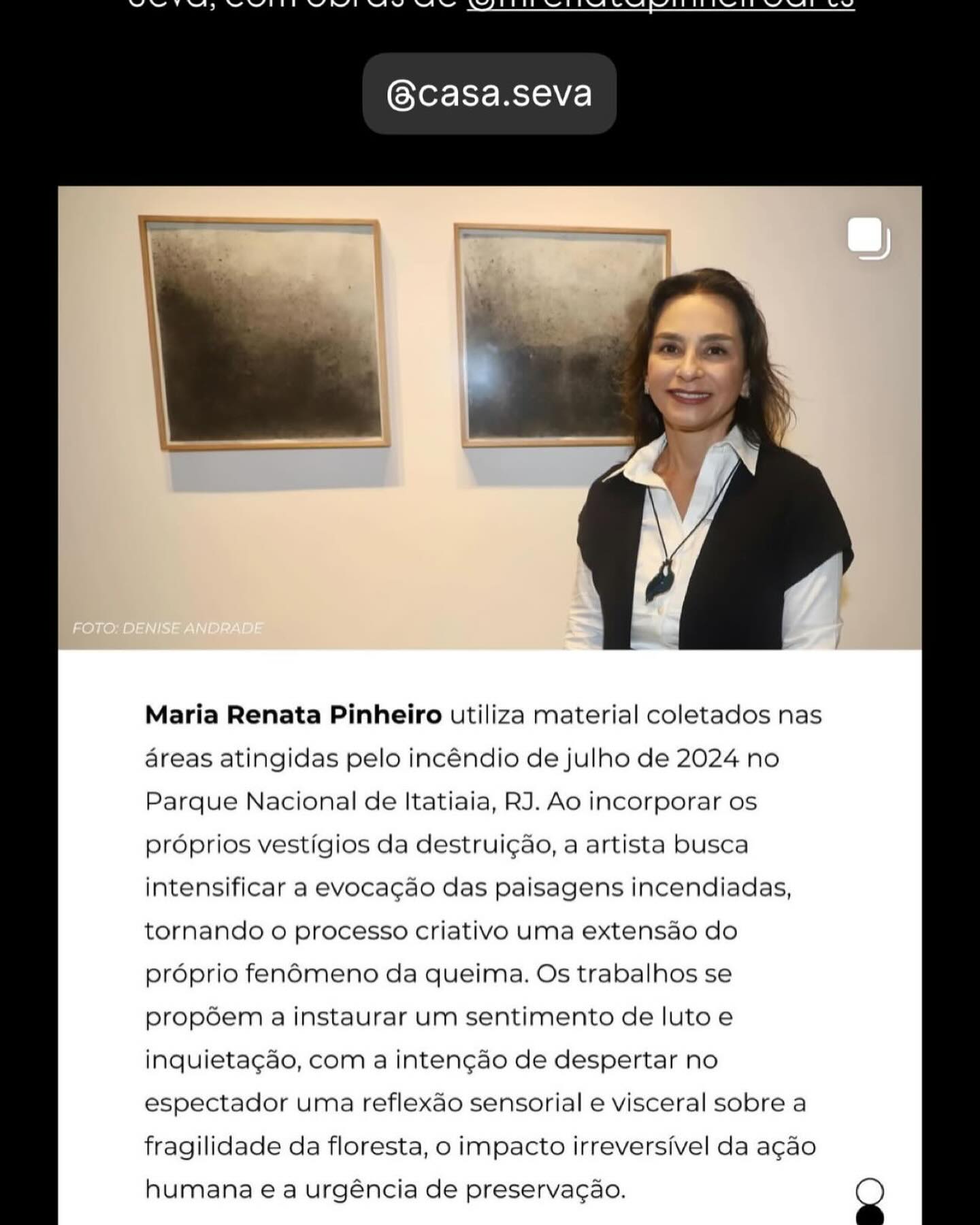 Amanhã é o último dia para visitar esta linda exposição ficada em arte, natureza e sustentabilidade .