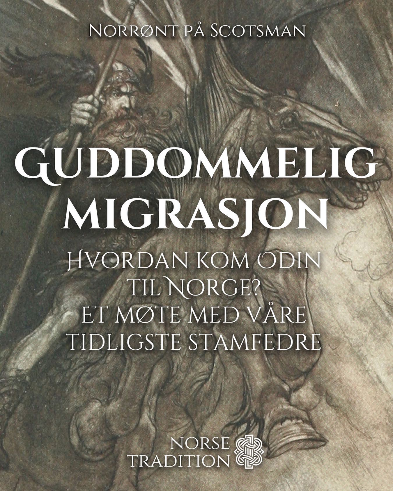 ⚡️ New upcoming lecture in Oslo: Divine migration, how did Odin arrive to Norway? A meeting with our earliest ancestors ⚡️
In this lecture, we will dive into an unknown but very interesting topic. We will travel as far back as we can in our own cultural heritage and learn about how what we know today as Norse mythology originated.
In truly ancient times, a very exciting people existed on the Caspian steppes by the Black Sea. These people were very fond of milk, horses and warfare, and spoke what is the ancestor of Norwegian, Punjabi, Urdu, English, Russian and just under a hundred other languages. Today we call these people Indo-Europeans. In this lecture, we will learn about our ancestors - and mothers, with a special focus on what they believed in, and how their gods moved to the rest of the world - from Norway to India.
We invite everyone with an interest in Norse mythology to an exciting, educational and inspiring evening at the Scotsman Pub on Karl Johan.
Admission price: NOK 300
Entrance fee includes lectures on the theme, as well as a drink voucher that can be converted into beer, wine or something non-alcoholic at the bar! Bring all your curiosity and good humor, and join us in reviving the rich, ancient Norse cultural heritage!
After the lectures, it is of course nice if people stay at the Scotsman and discuss further over a glass of something good to drink.
#oslo #norrønt #lecture #norsepaganism #norseprojects #norsegods #odin #indoeuropean