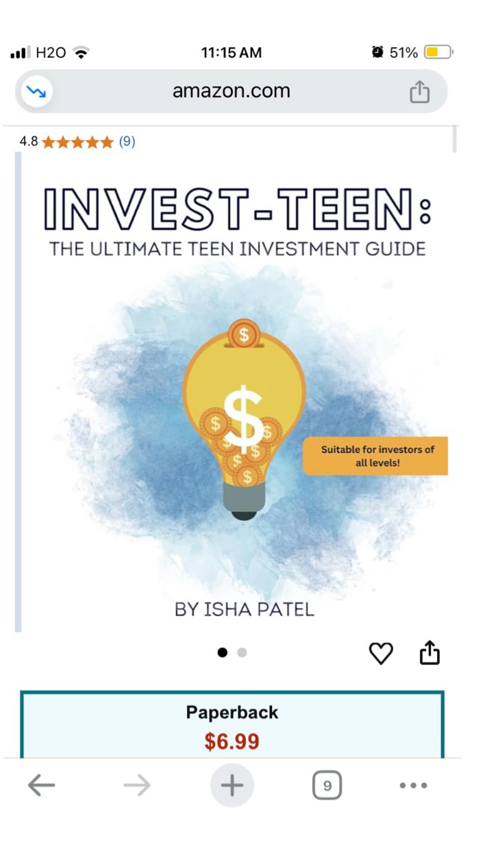 Check out my newly published book on Amazon!! It’s called Invest-Teen: The Ultimate Teen Investment Guide, and it only costs $6.99. All profits from this book go towards Illuminate Business (@illuminatebusiness)!
#writing #process #teenauthor #book #investing #illuminatebusiness #investing #investeen #investteen #teeninvestmentguide #teen #ultimate #investment #invest #guide #teenauthor #best #sell #link #release #nonprofit #career #workshop #business #businessteens #teenagers #event #youthlednonprofit #learn #education #educatorsofinstagram