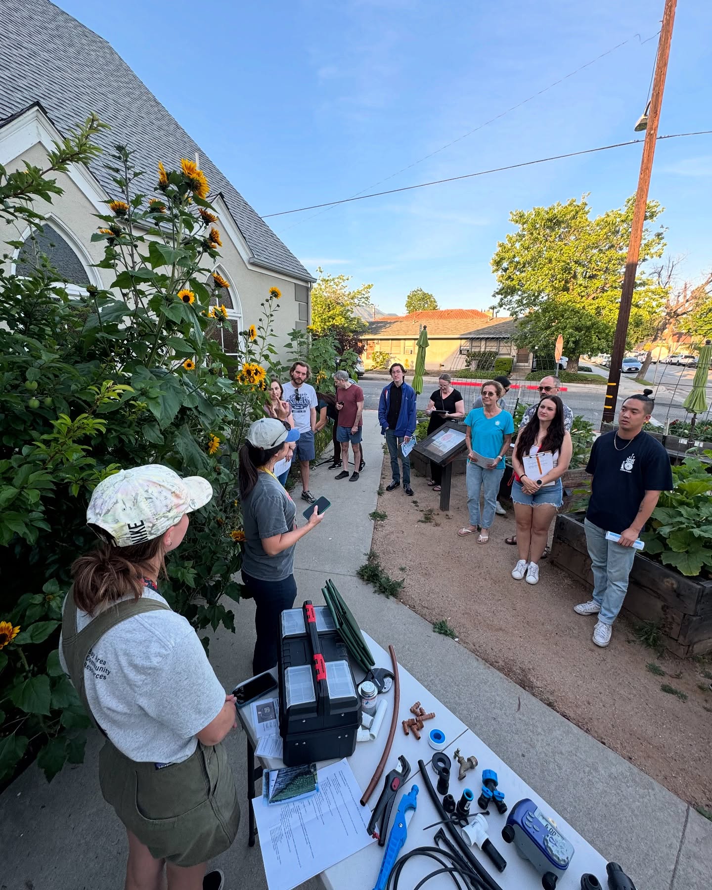 That brings our Spring workshop series to an end! 💧 Great turnout for our irrigation workshop last night and so many great questions! We are looking forward to a fun Summer Solstice Garden Party with you on June 21st! 🐞